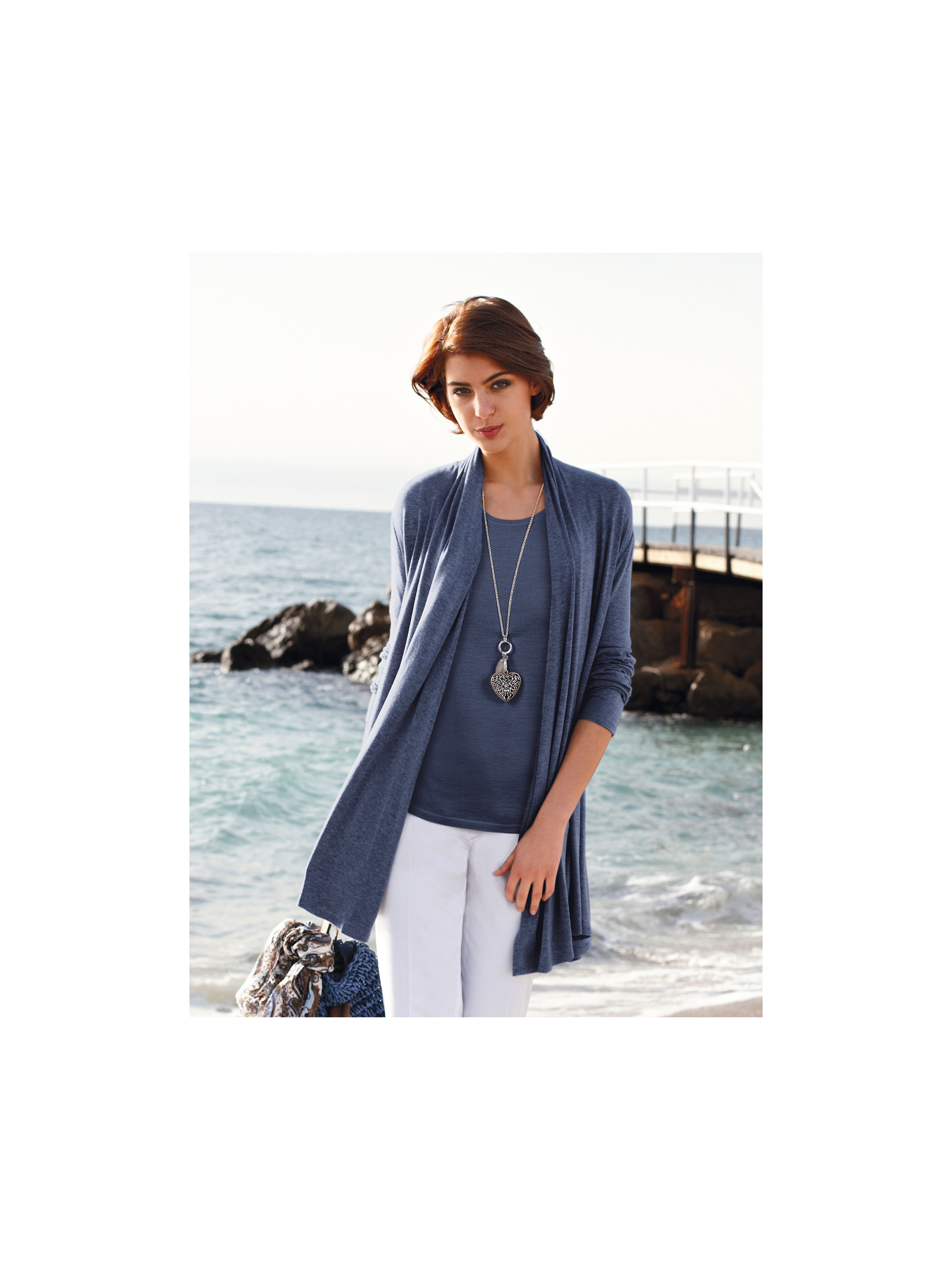 Image of Jersey jacket Peter Hahn blue