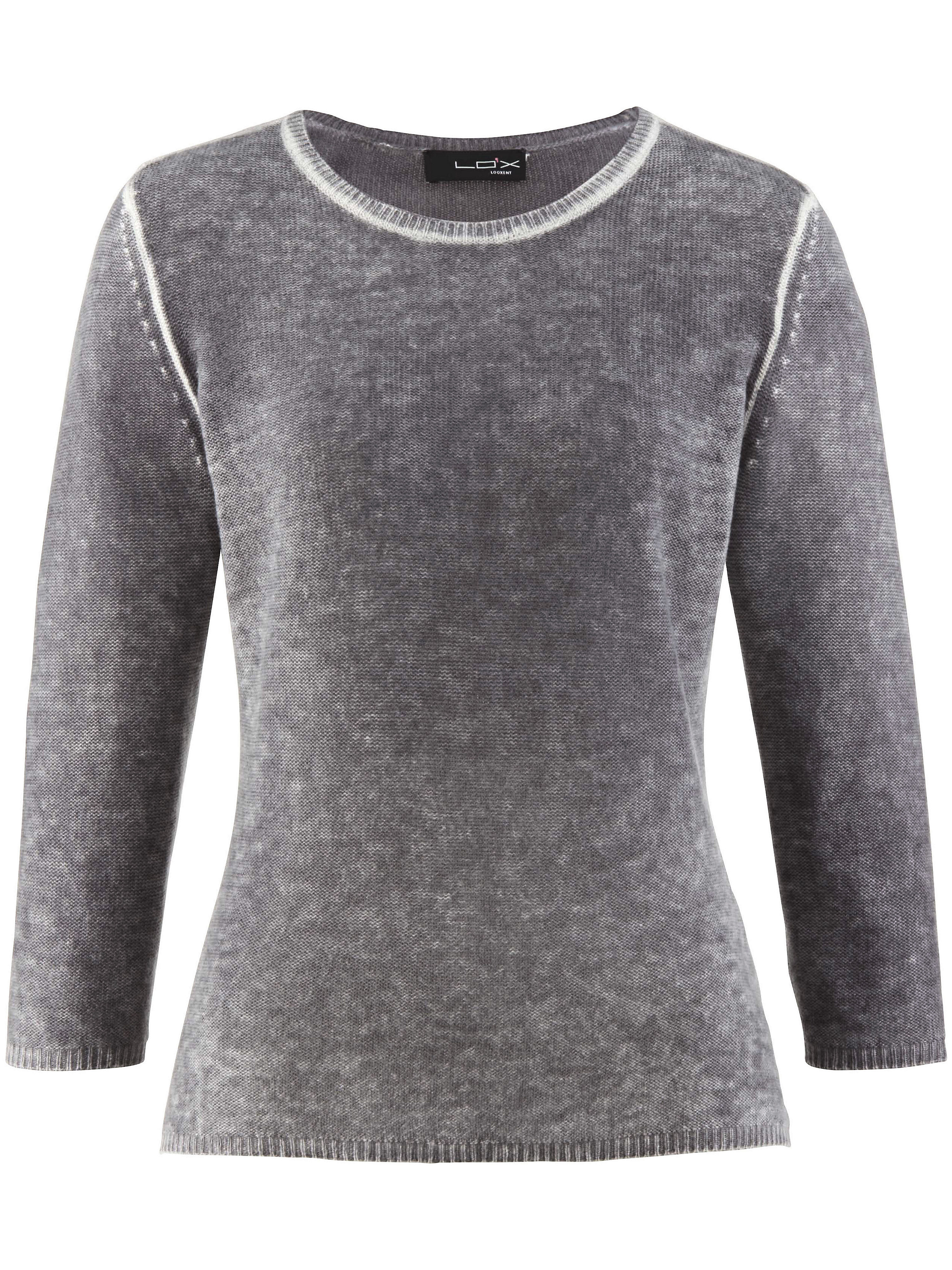 Image of Round neck jumper Looxent grey size: 22