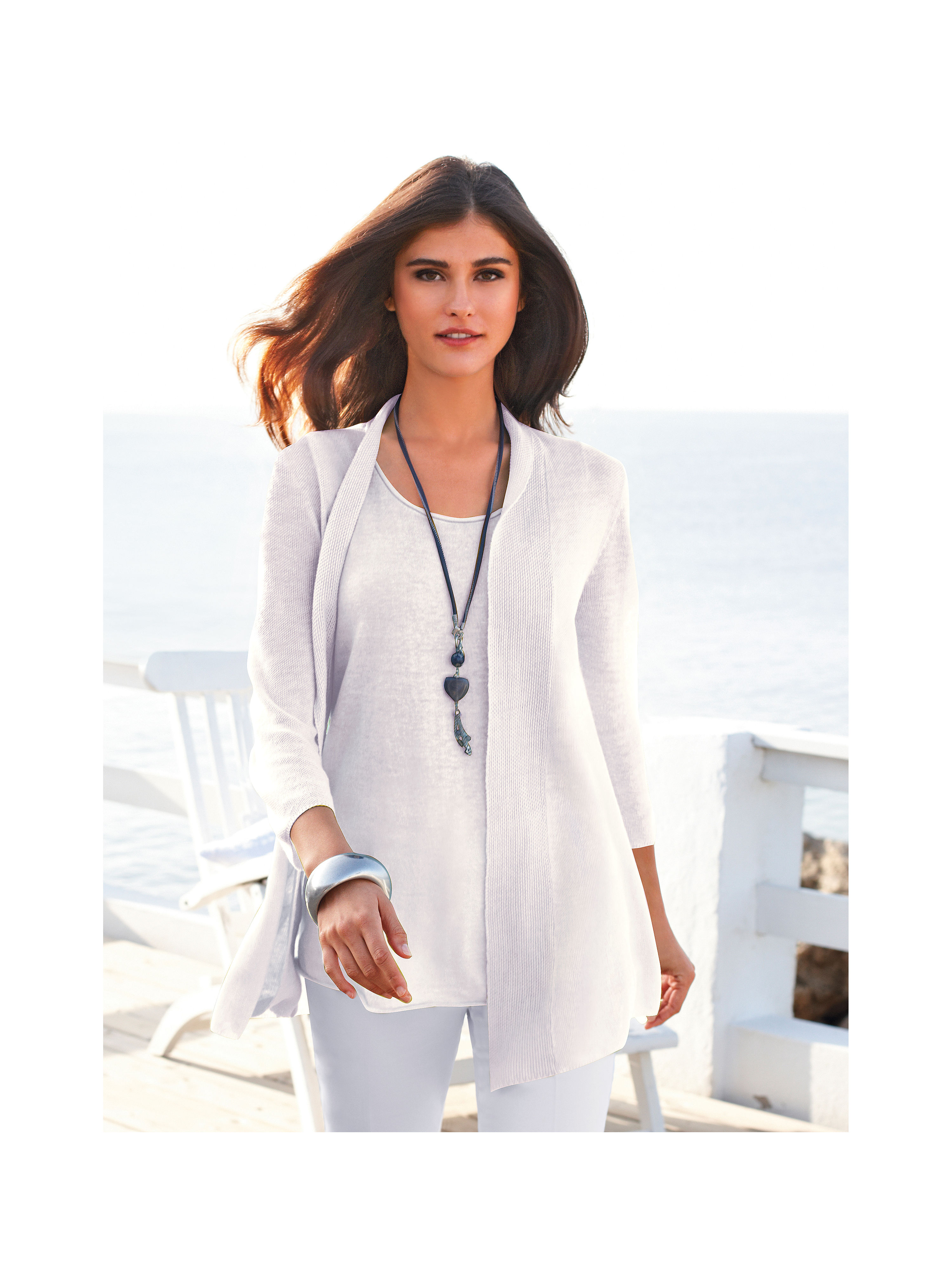 Image of Cardigan Peter Hahn white size: 10