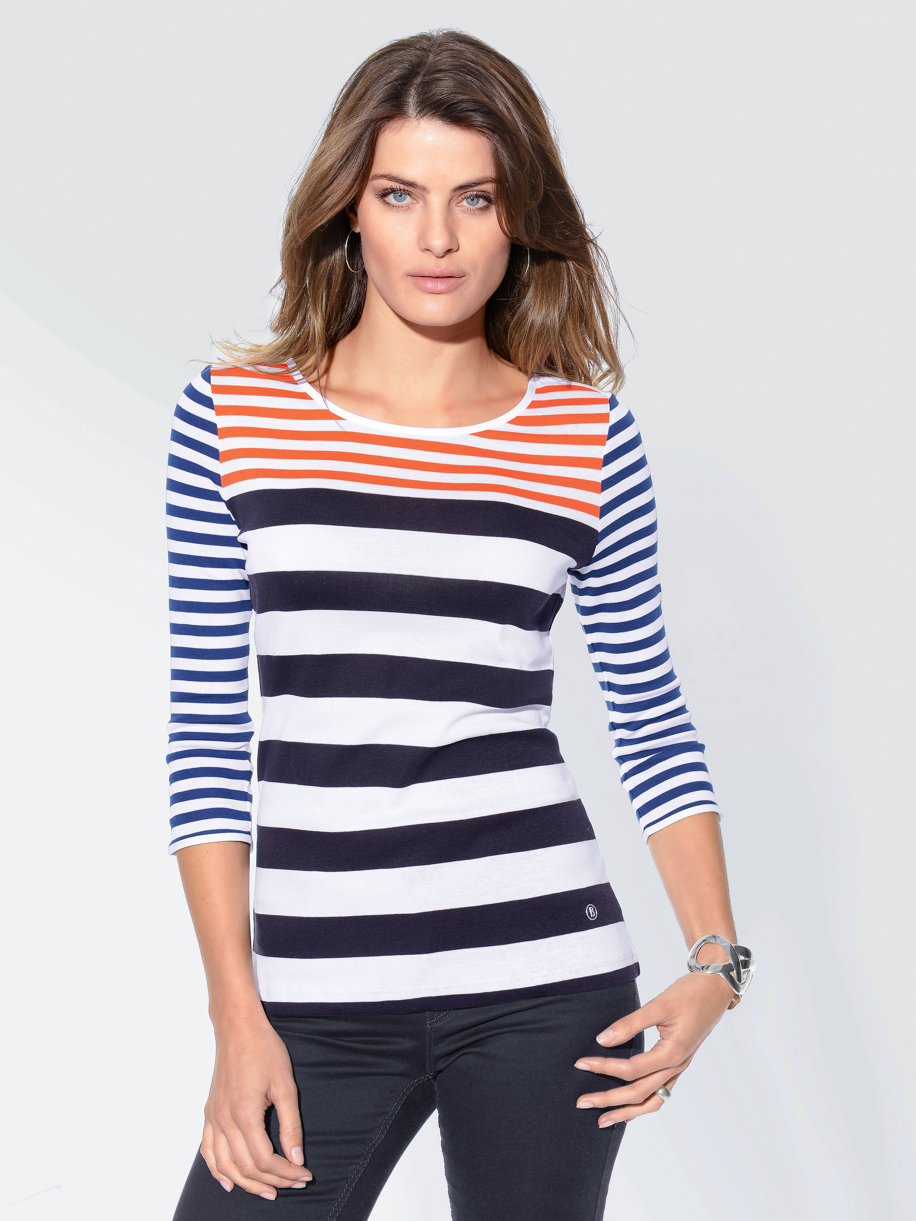 Image of Striped top Bogner multicoloured