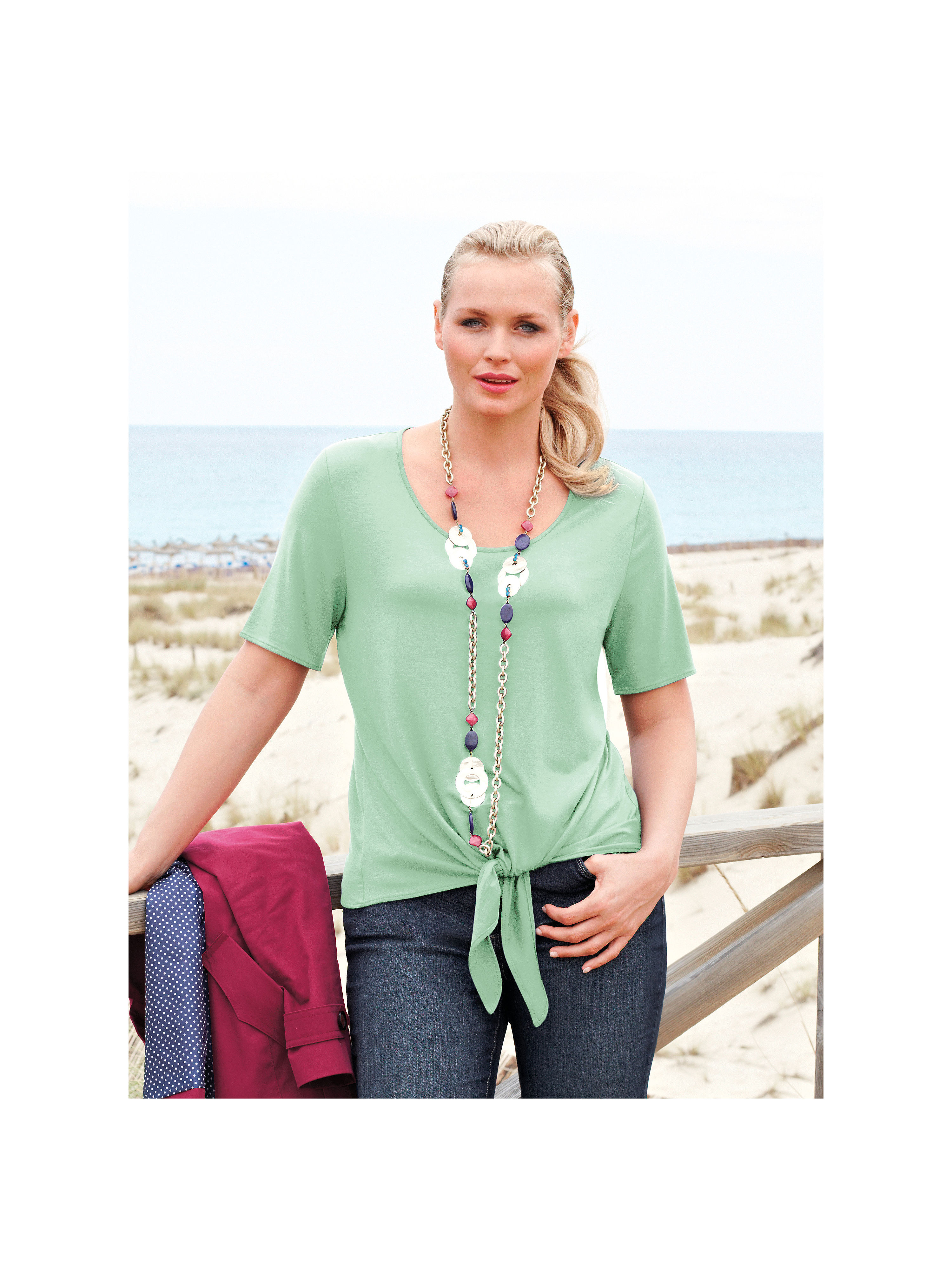 Image of Top Anna Aura green size: 30