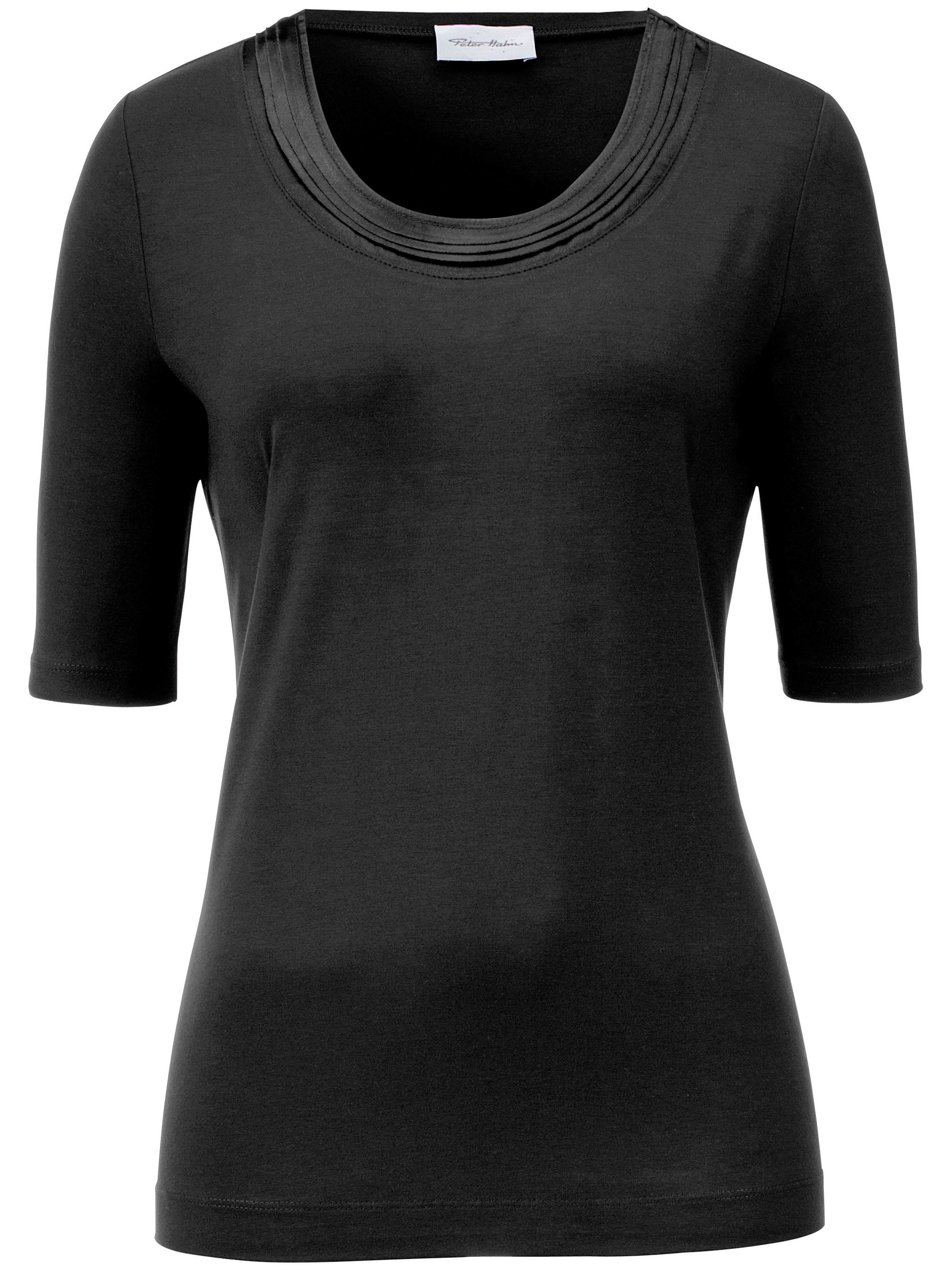 Image of Round neck top Peter Hahn black size: 24