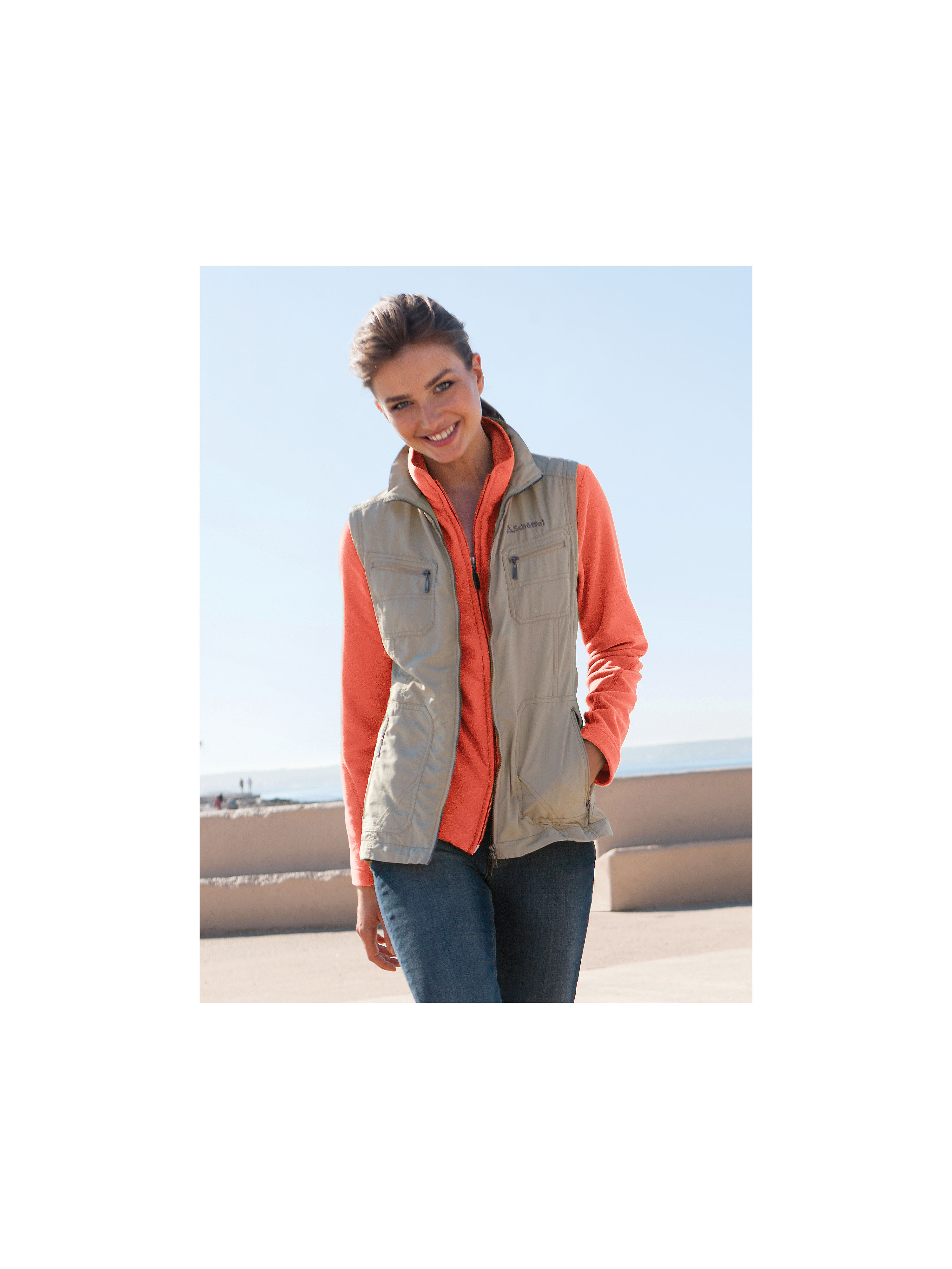 Image of Fleece jacket Schöffel red