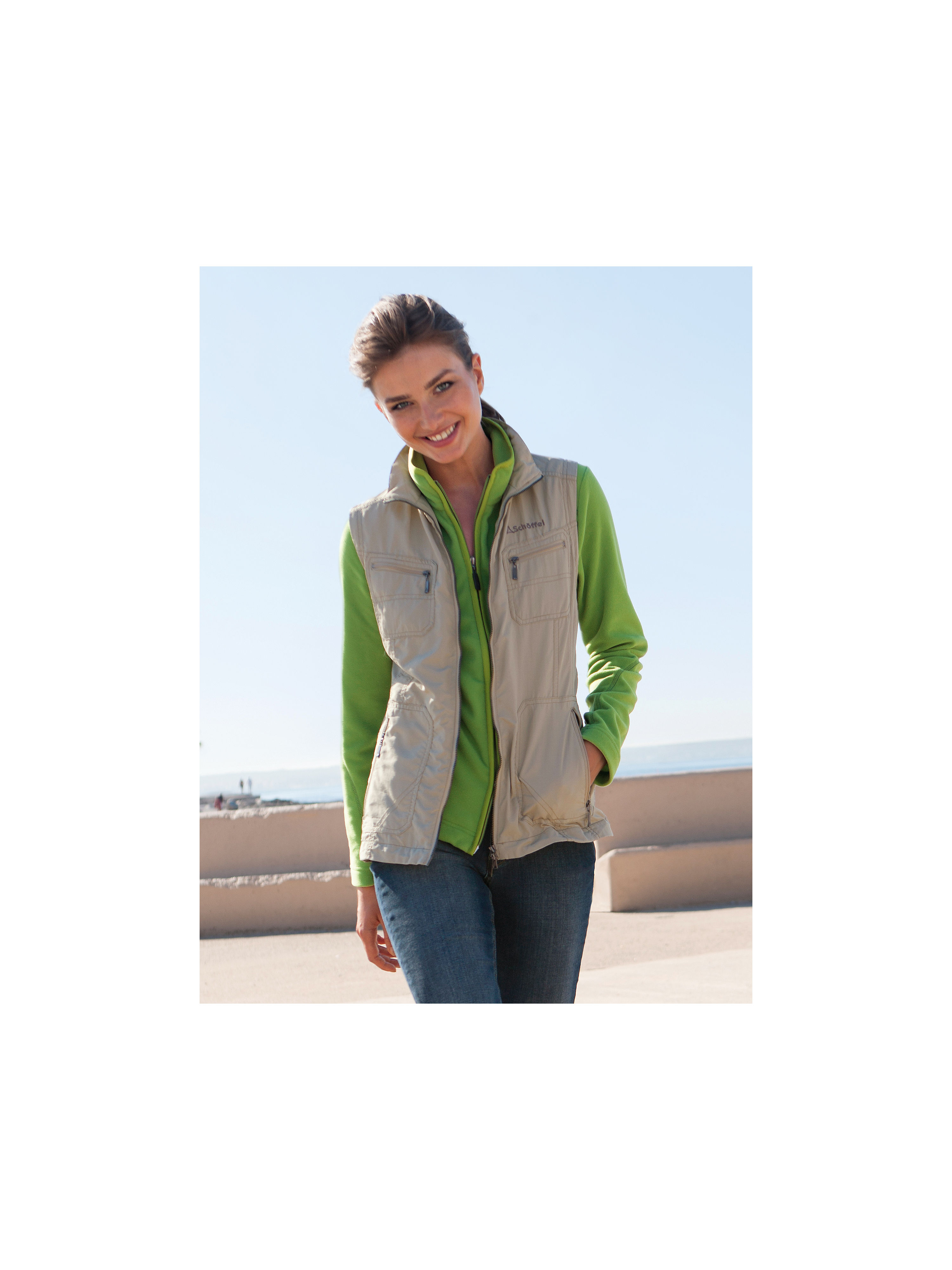 Image of Fleece jacket Schöffel green