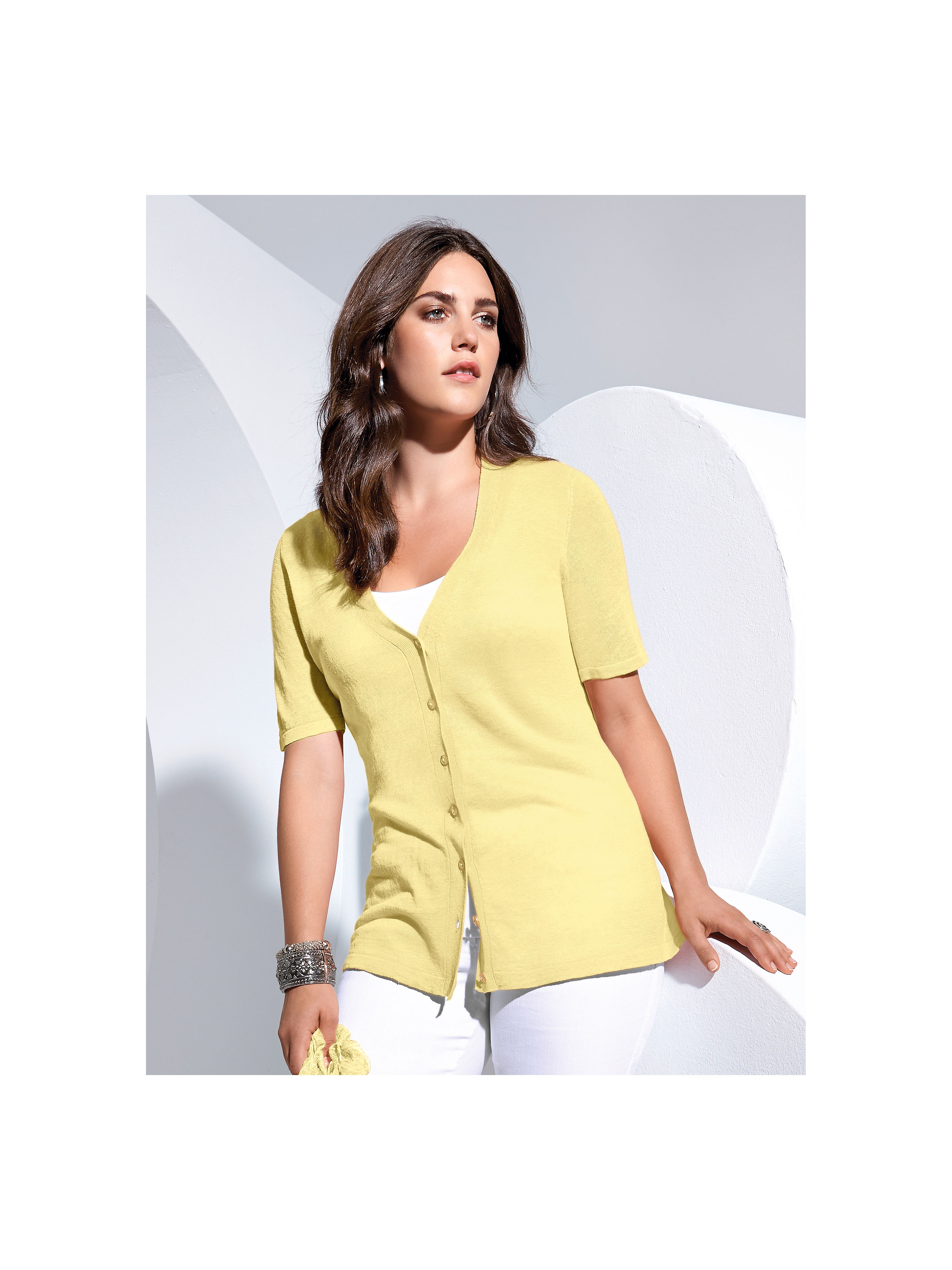 Image of Cardigan Anna Aura yellow