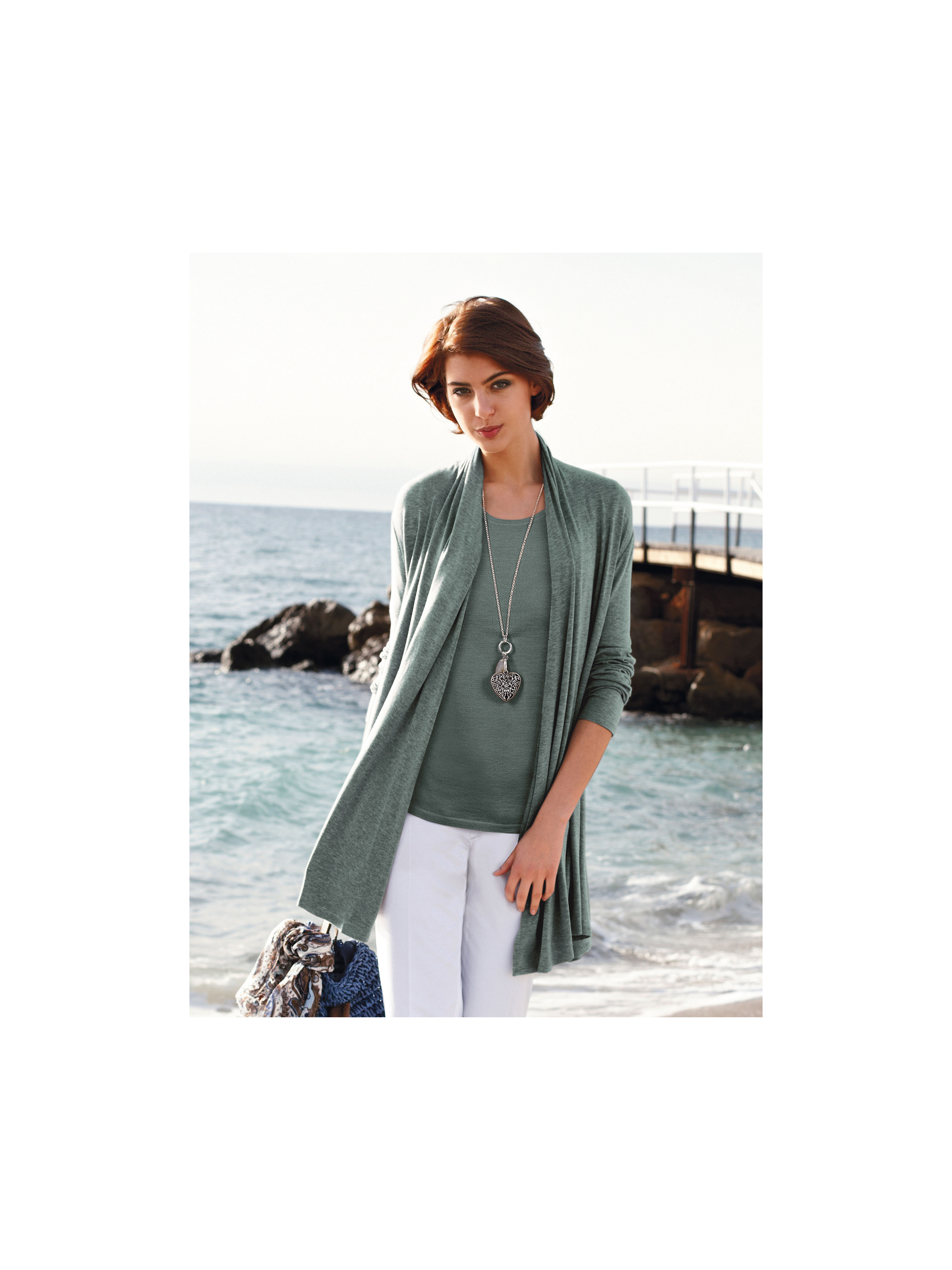 Image of Jersey jacket Peter Hahn green