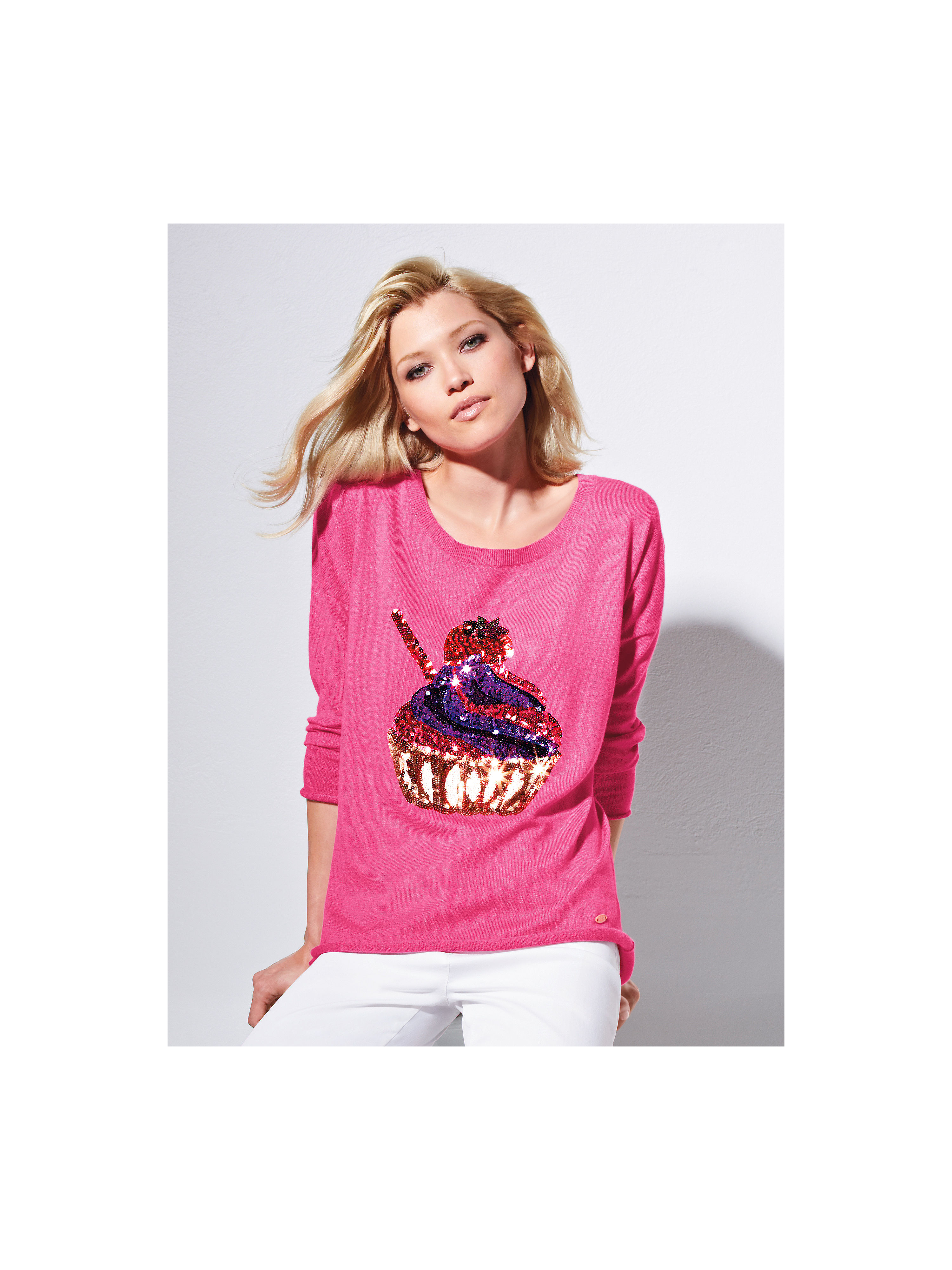 Image of Jumper LIEBLINGSSTÜCK bright pink