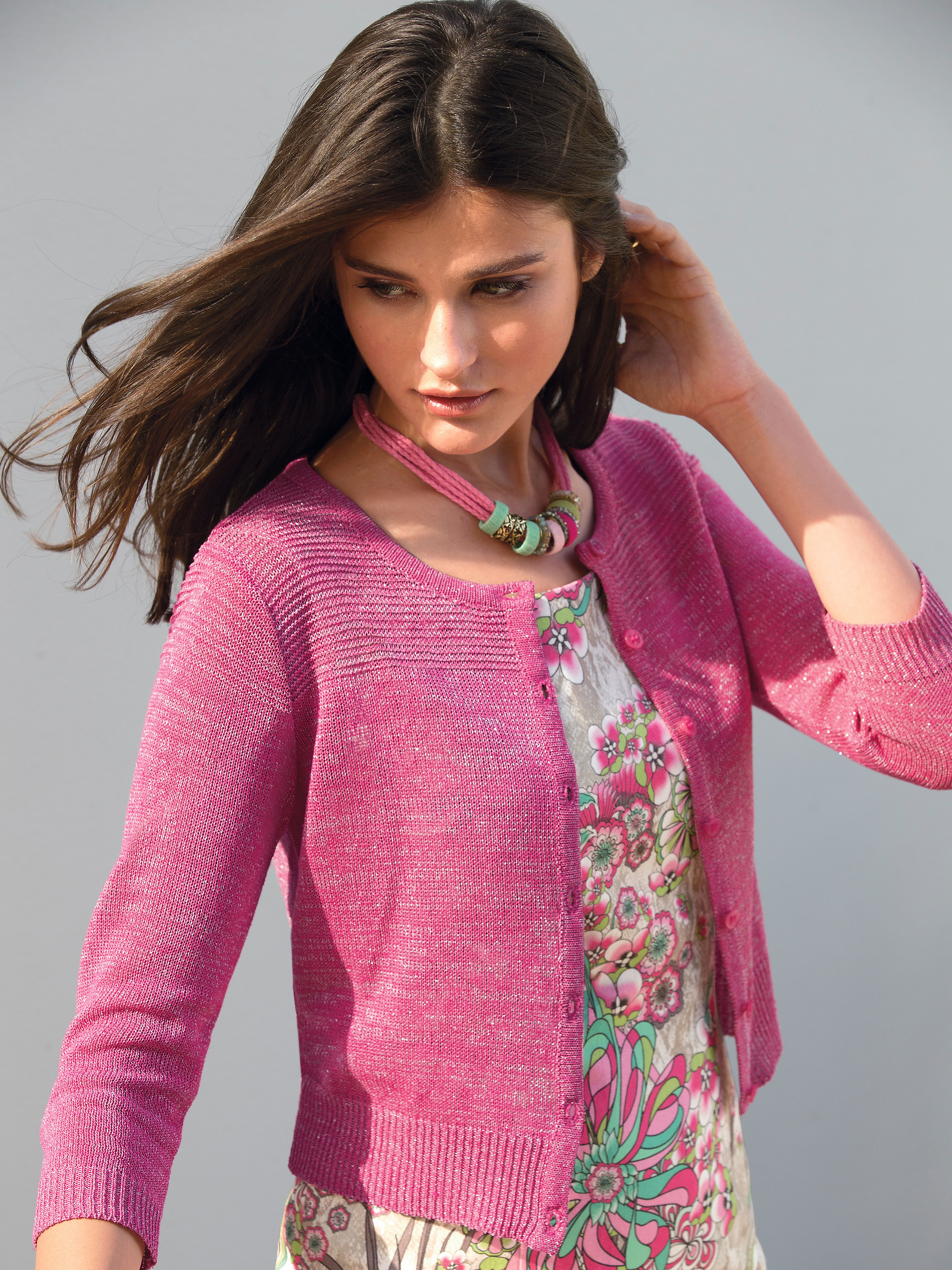 Image of Cardigan Betty Barclay bright pink