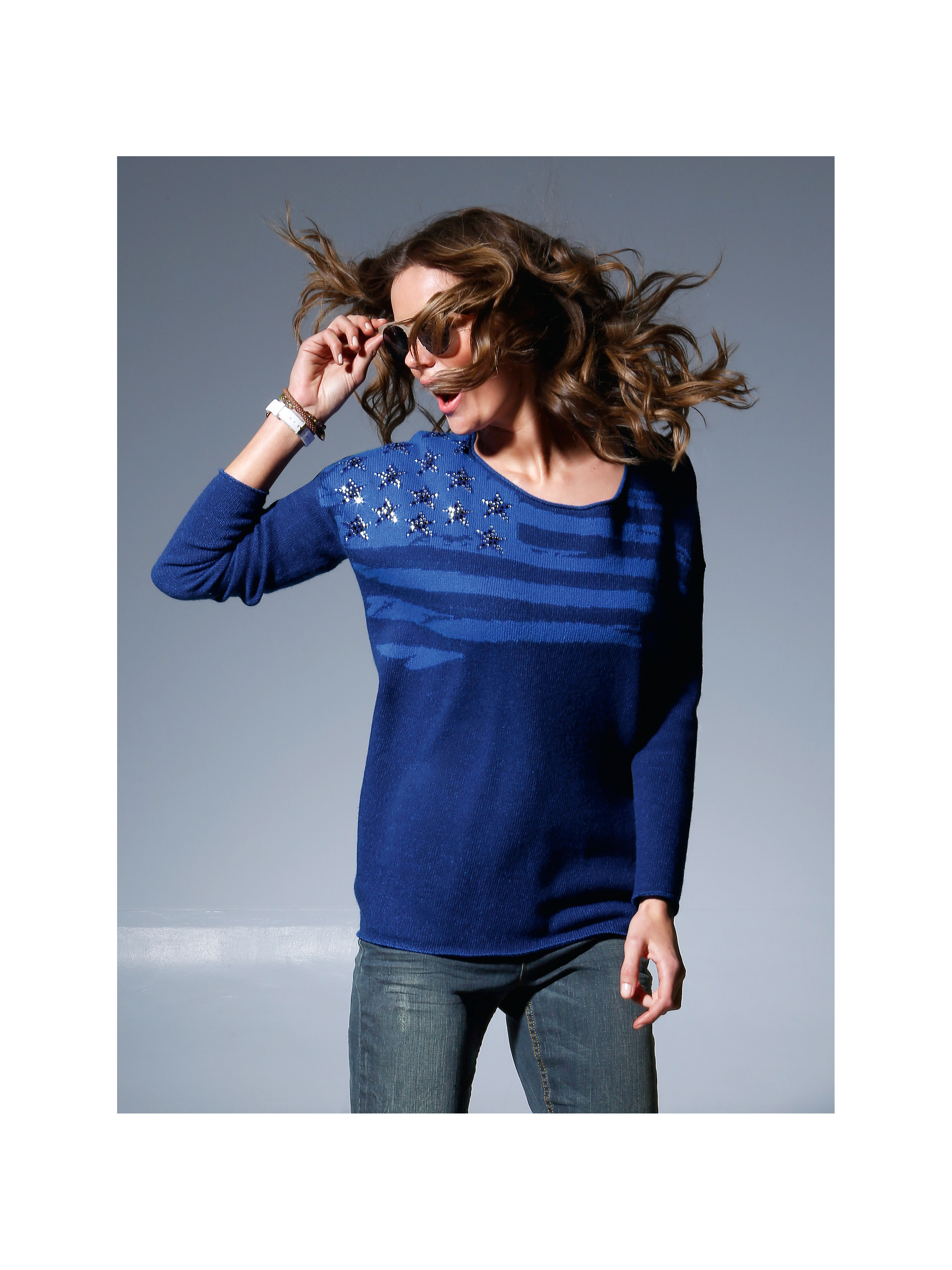 Image of Jumper LIEBLINGSSTÜCK blue