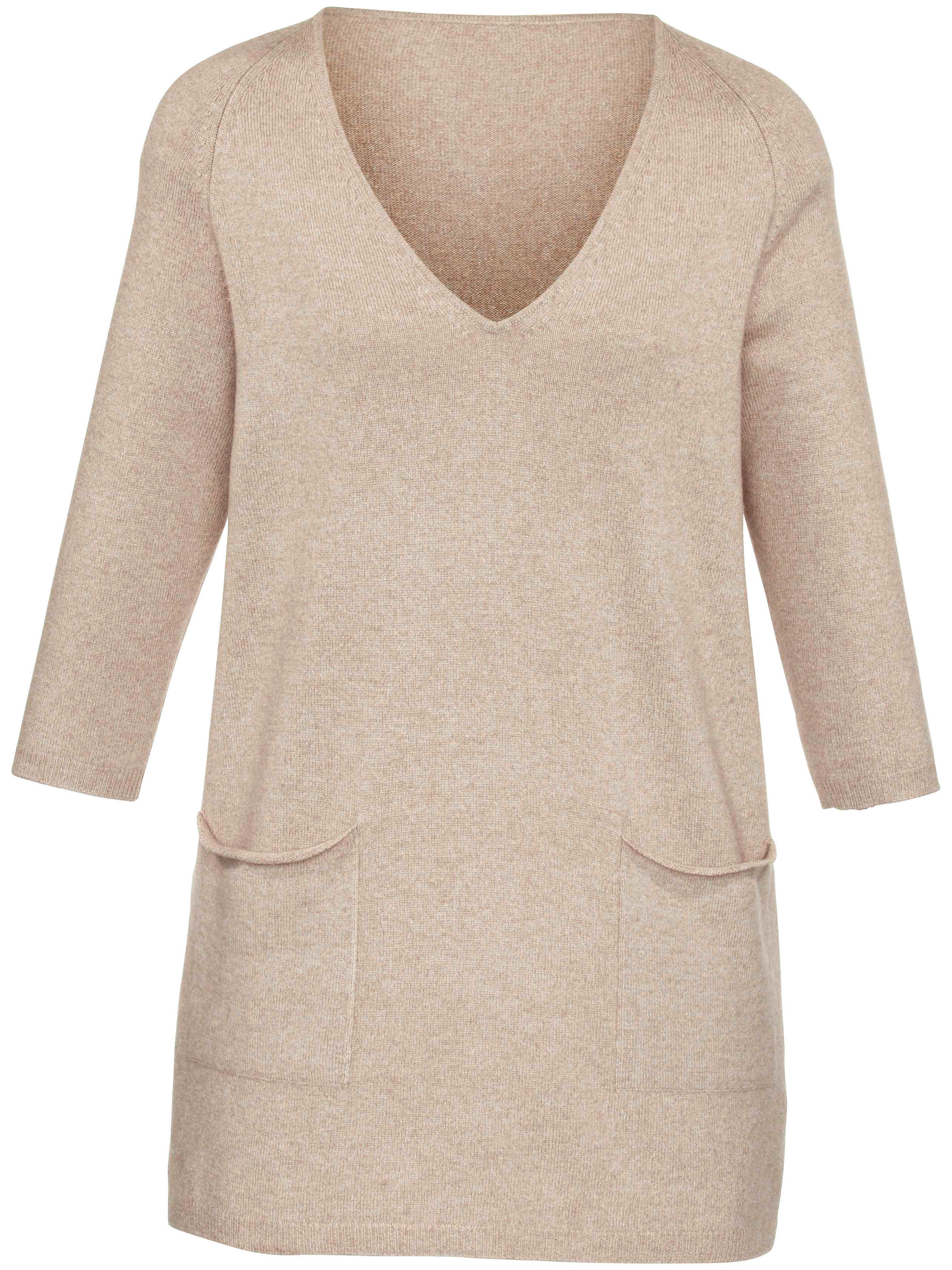 Image of V-neck jumper Peter Hahn beige