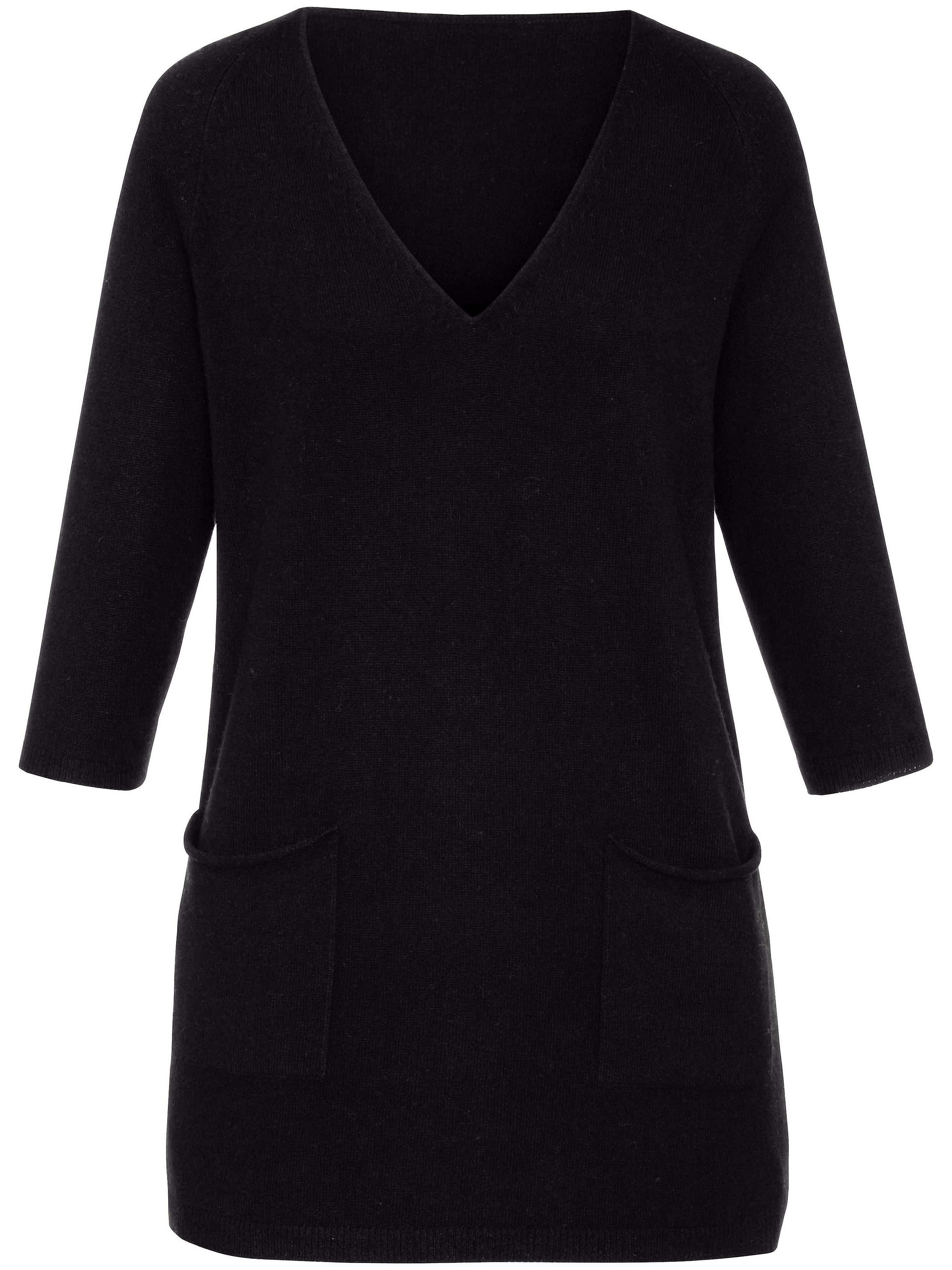 Image of V-neck jumper Peter Hahn black size: 10