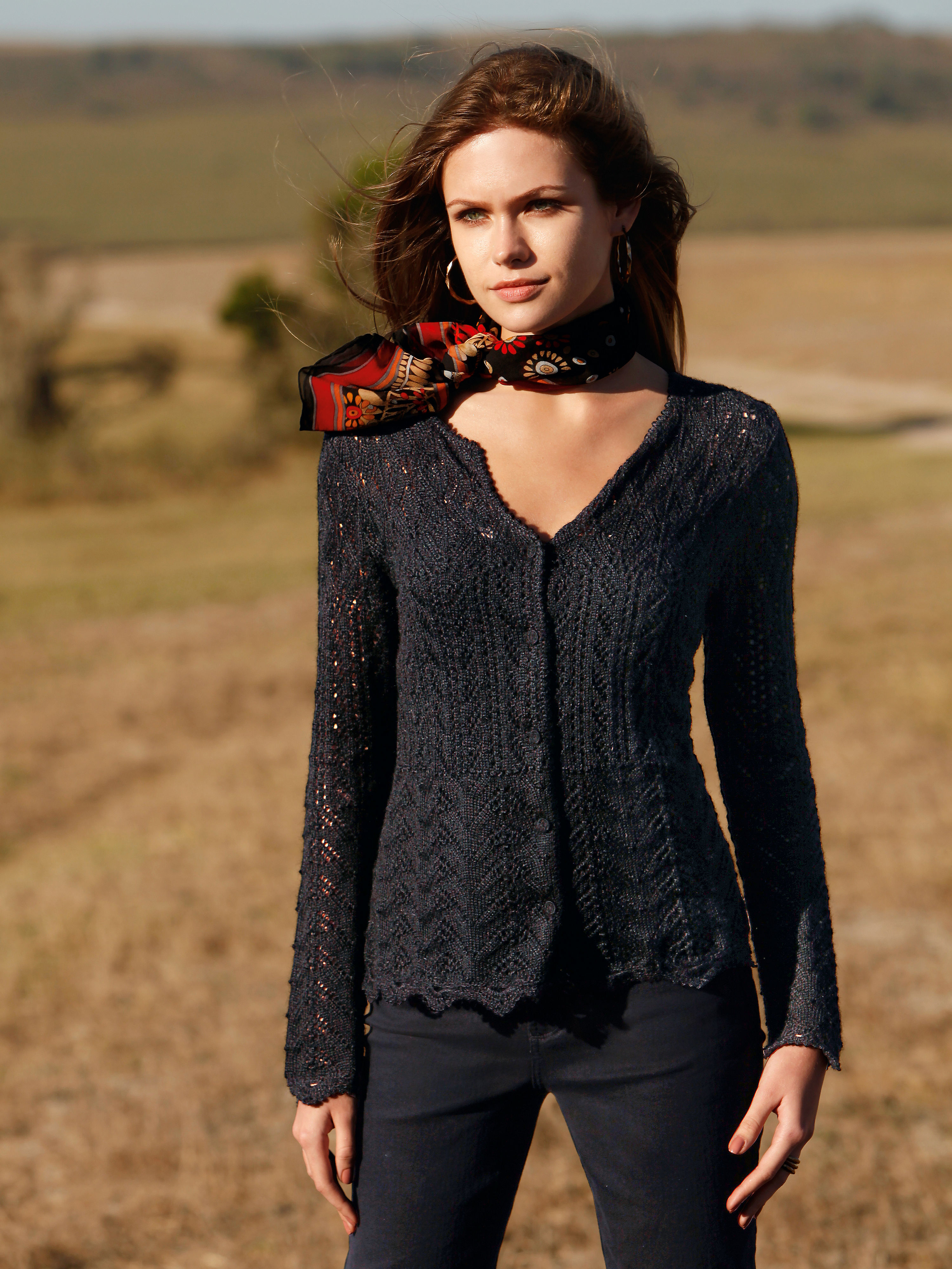 Image of Cardigan Inkadoro black size: 10