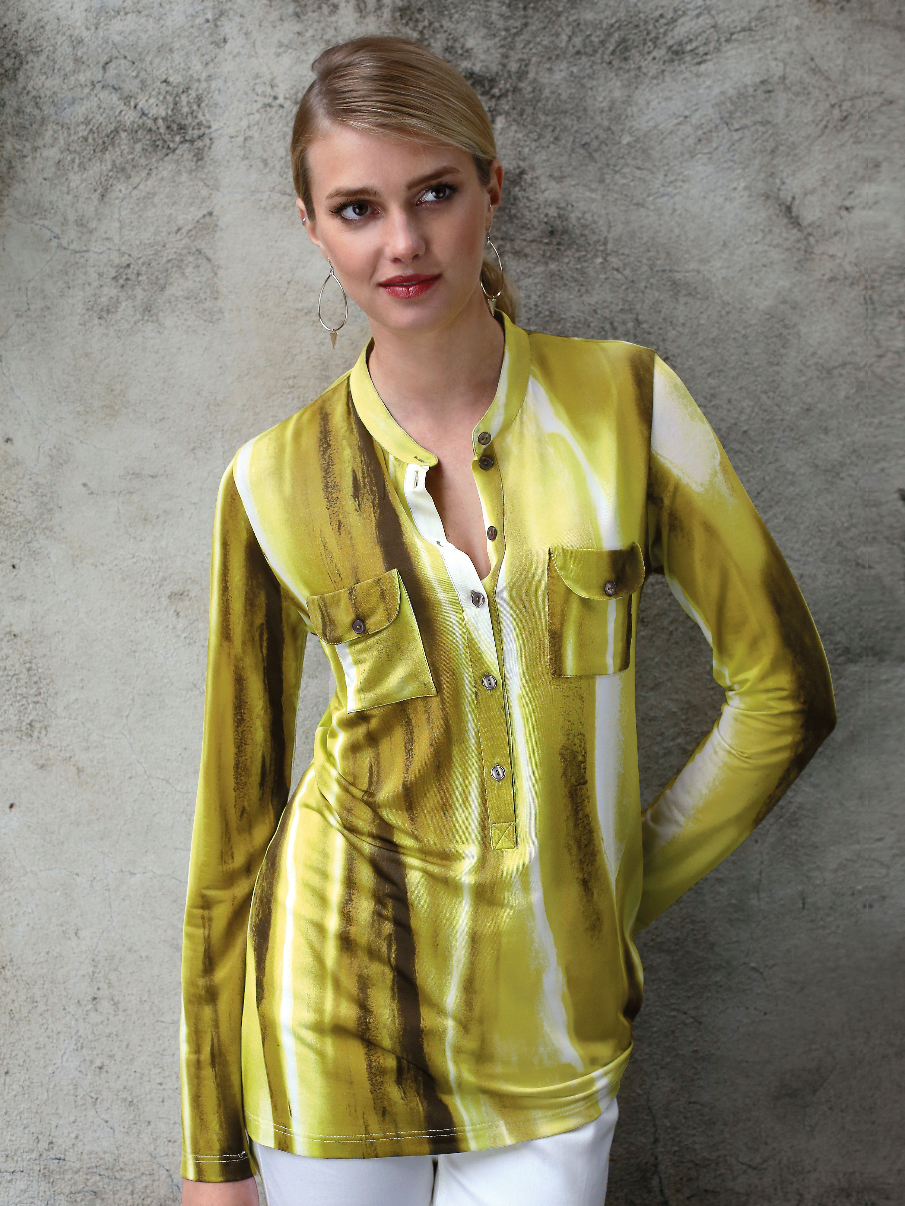 Image of Jersey blouse Uta Raasch multicoloured