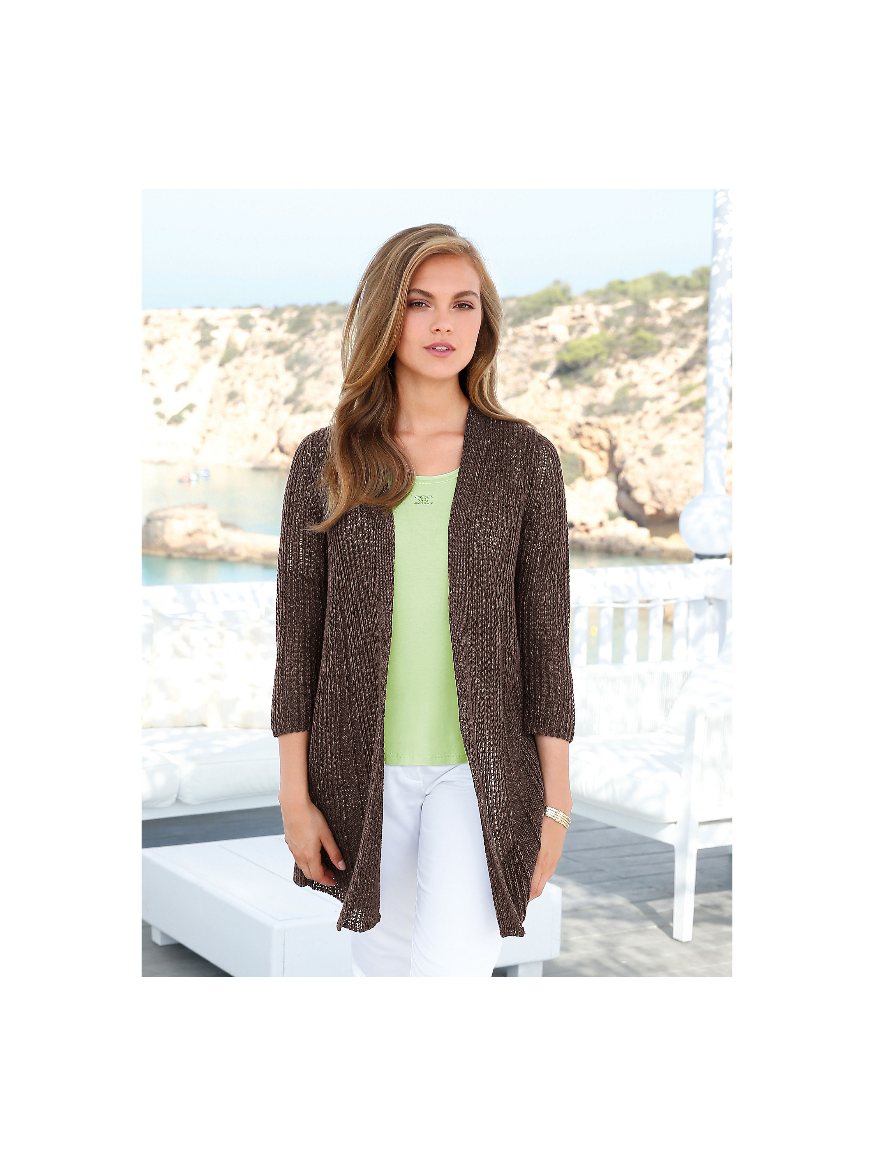 Image of Cardigan Peter Hahn brown size: 10