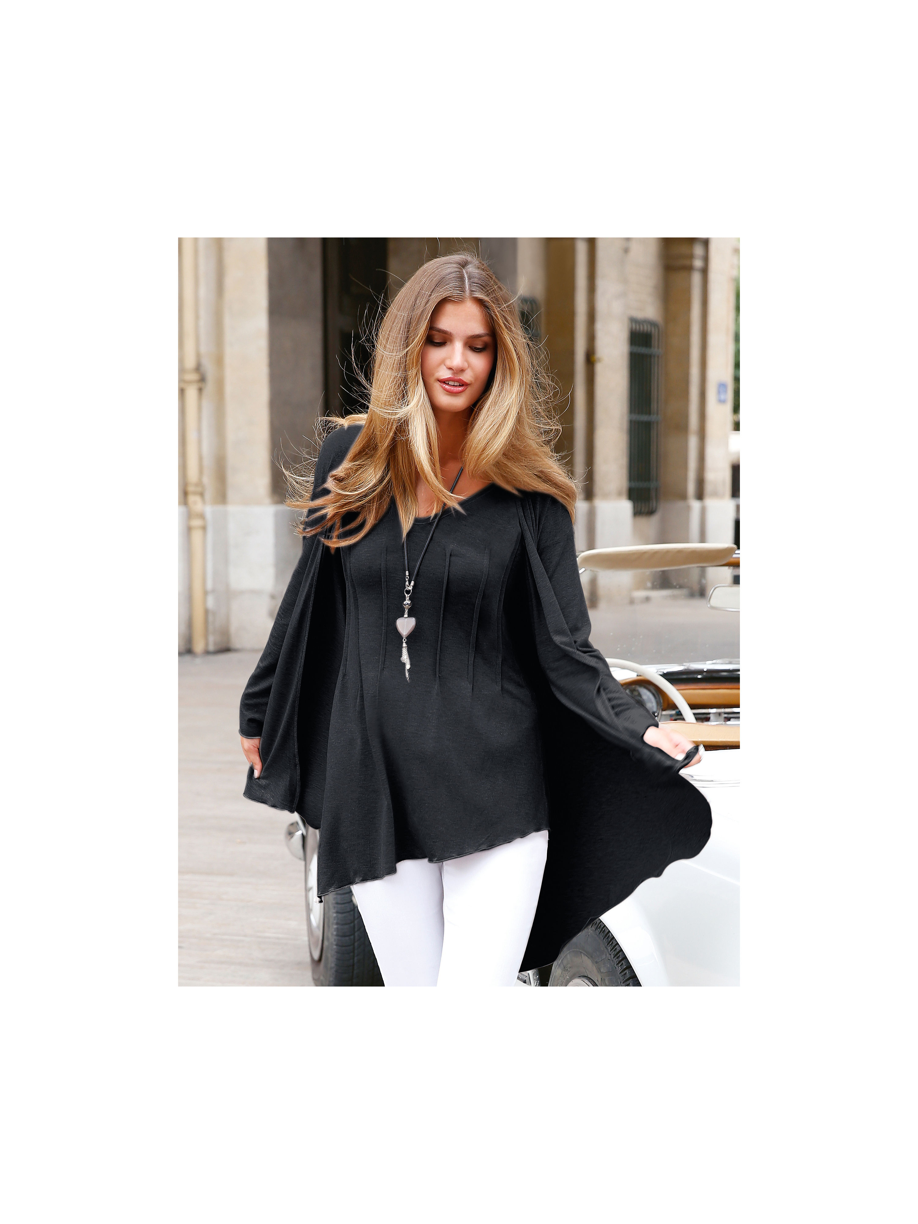 Image of Jersey jacket Peter Hahn black