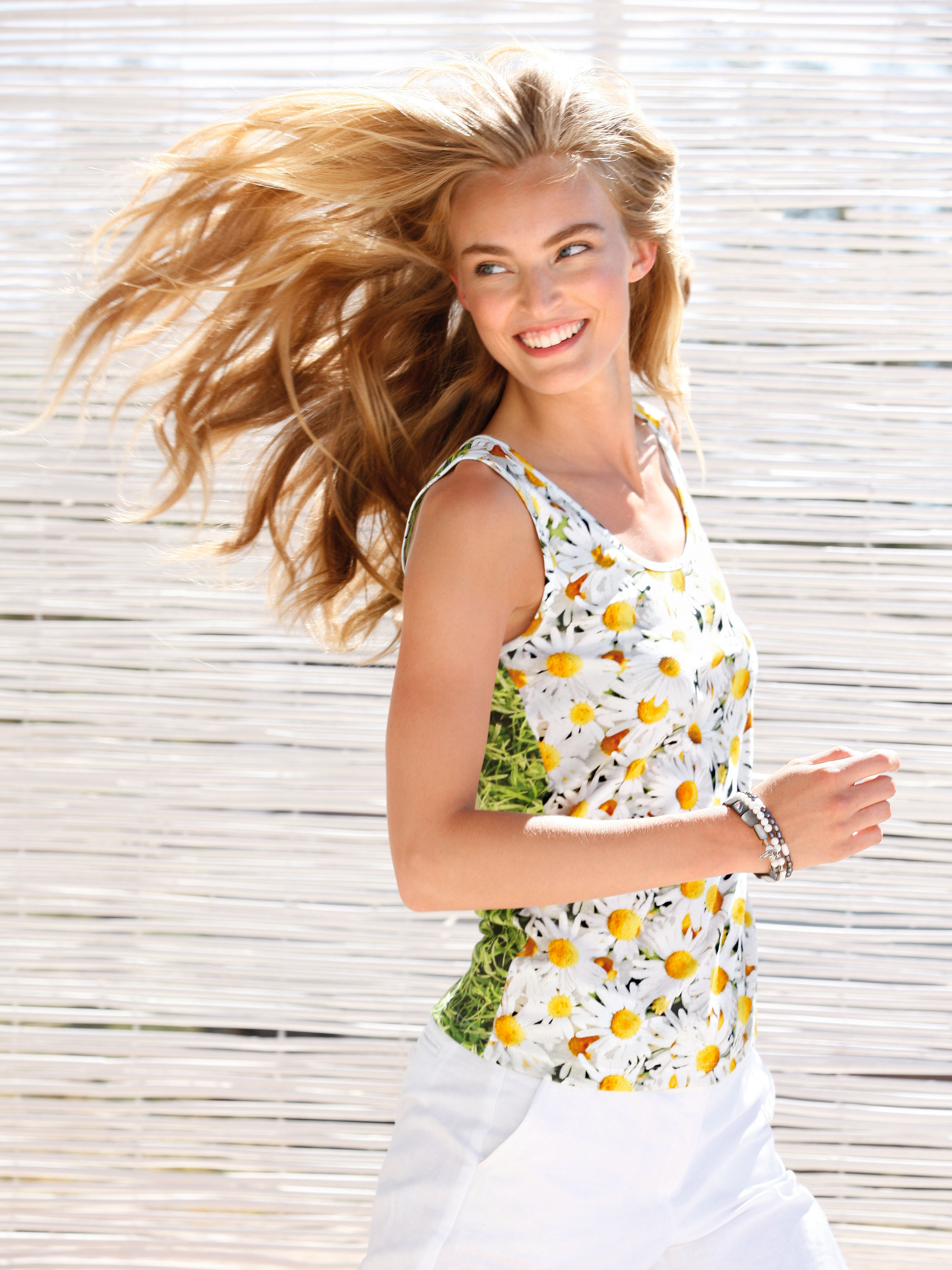 Image of Round neck top ZAIDA multicoloured