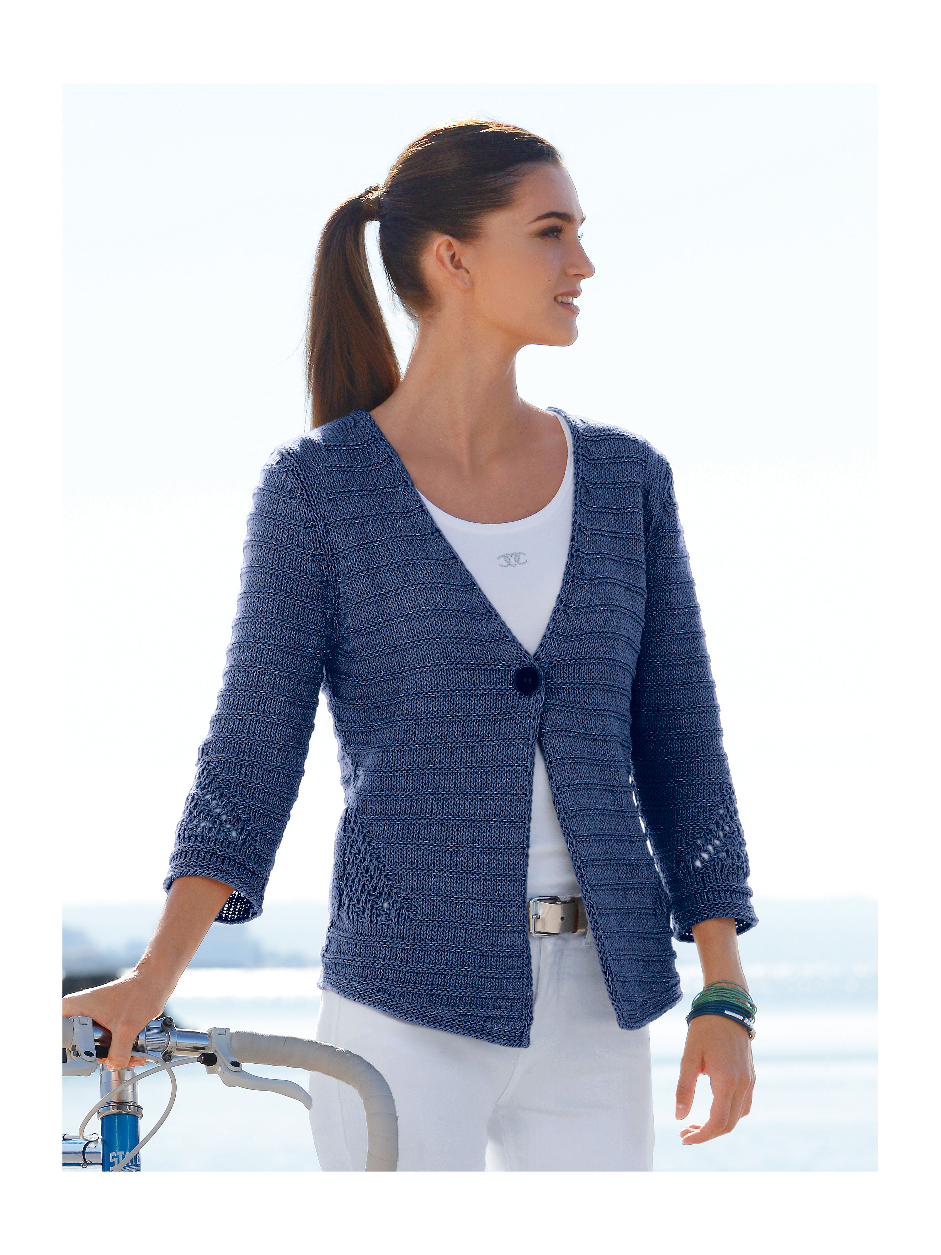 Image of Cardigan Peter Hahn blue size: 24