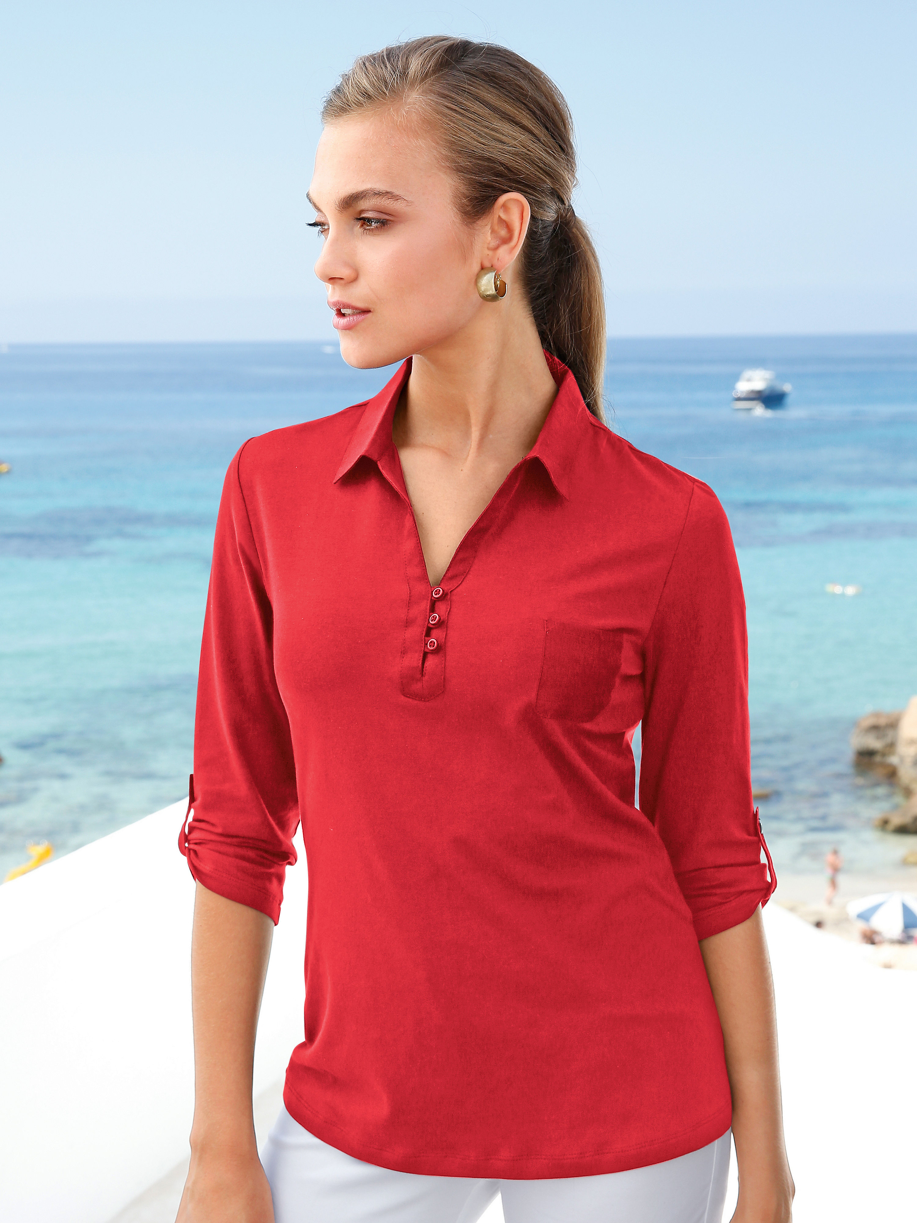 Image of Polo shirt Peter Hahn red size: 10