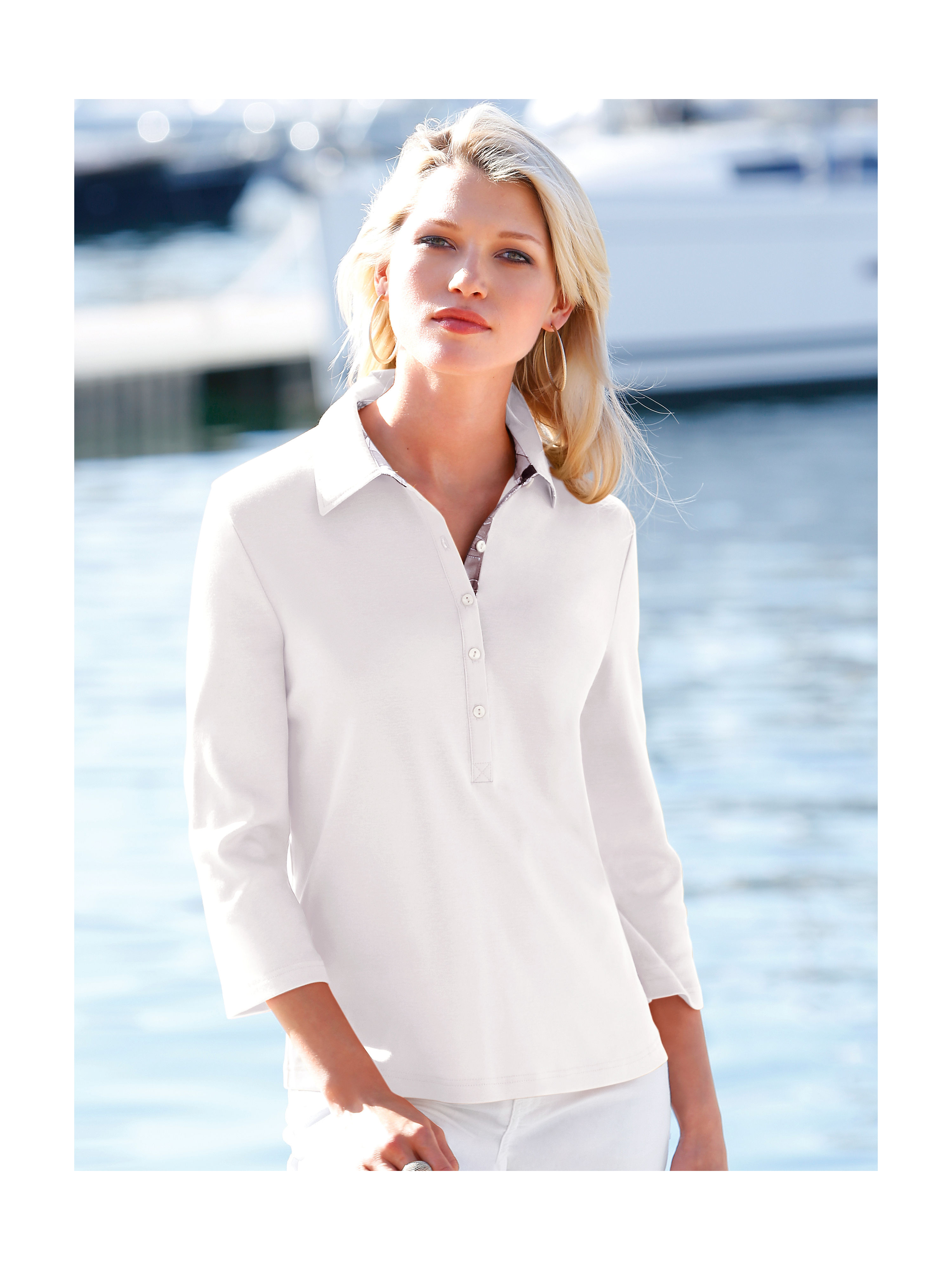Image of Polo shirt Efixelle white