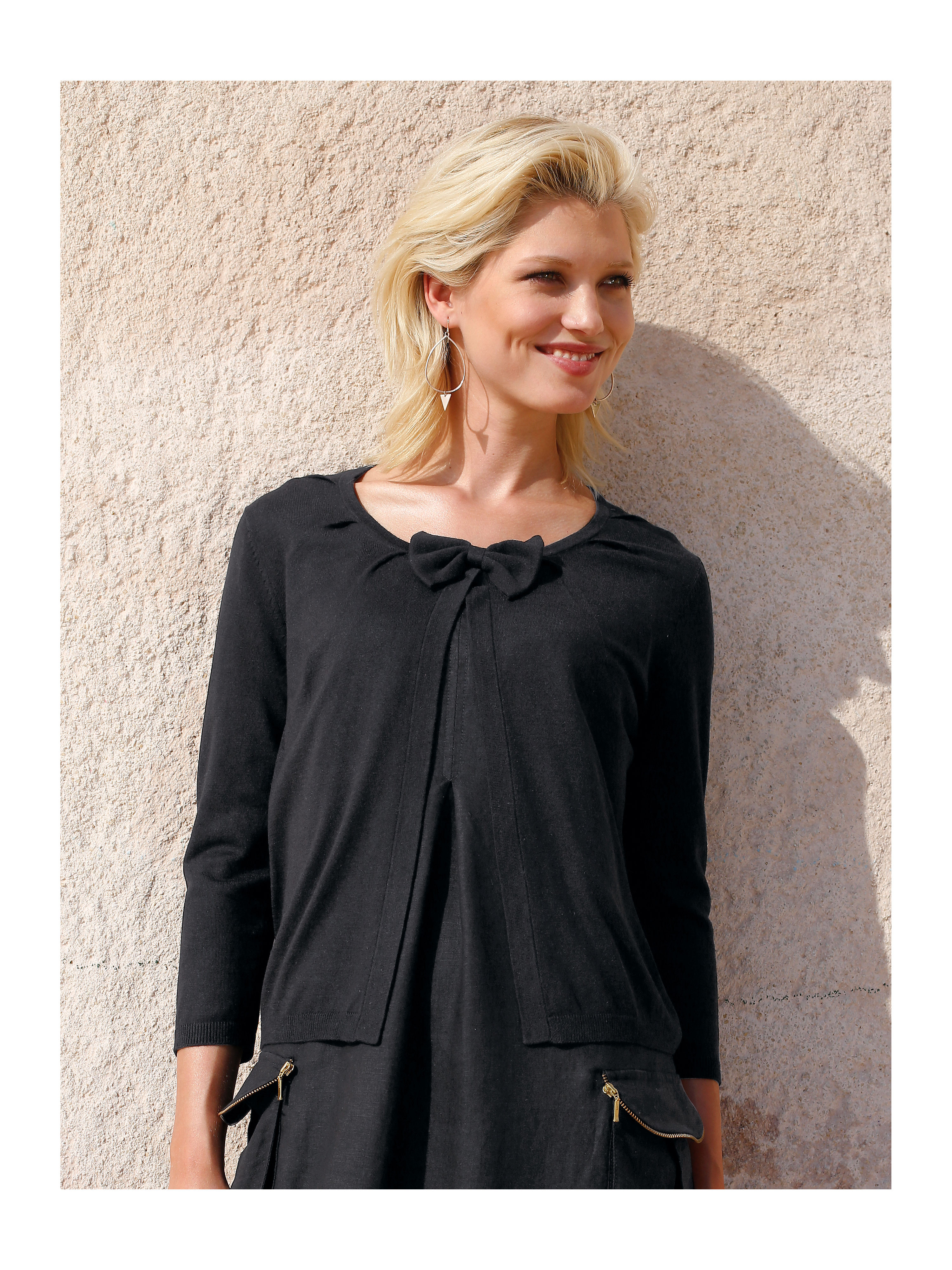 Image of Cardigan Uta Raasch black size: 10