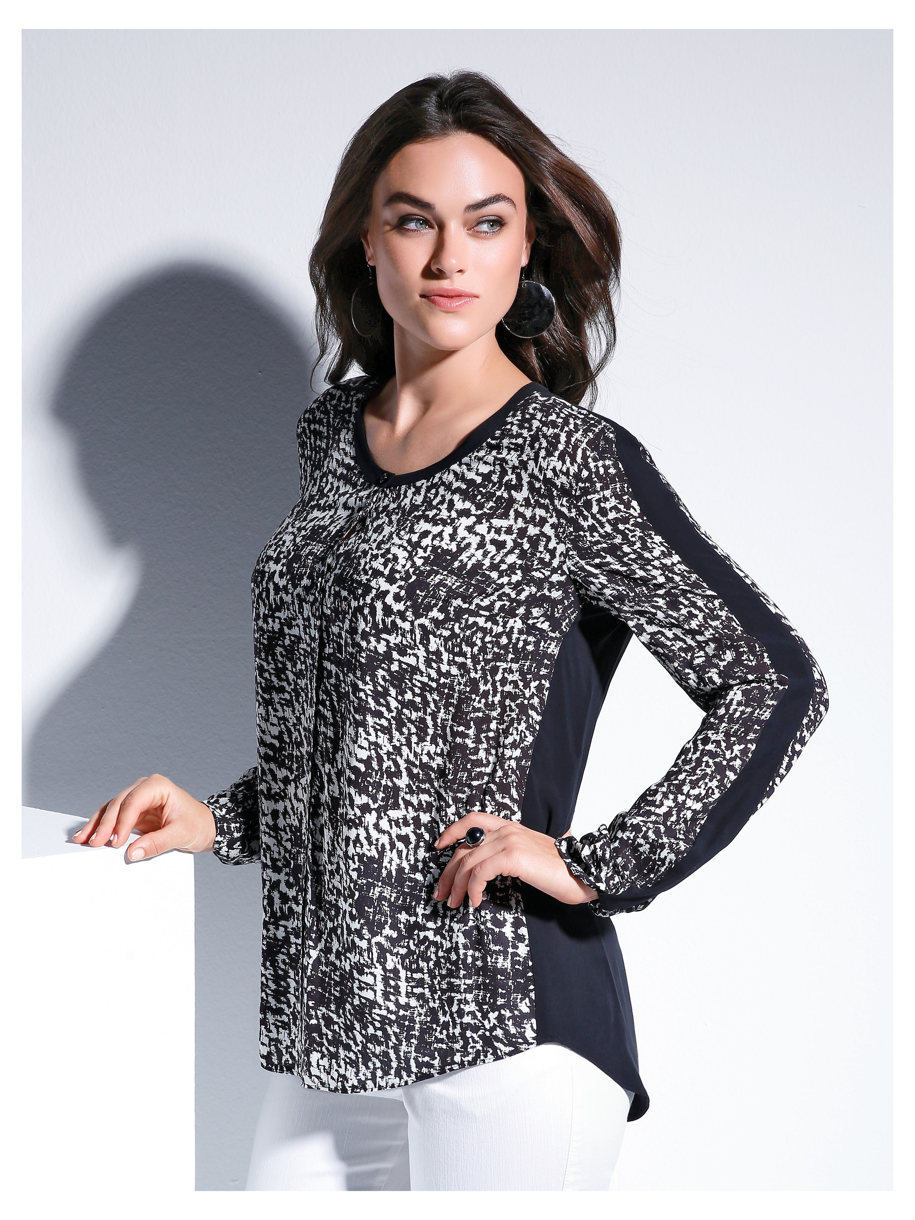 Image of Blouse Samoon multicoloured size: 14