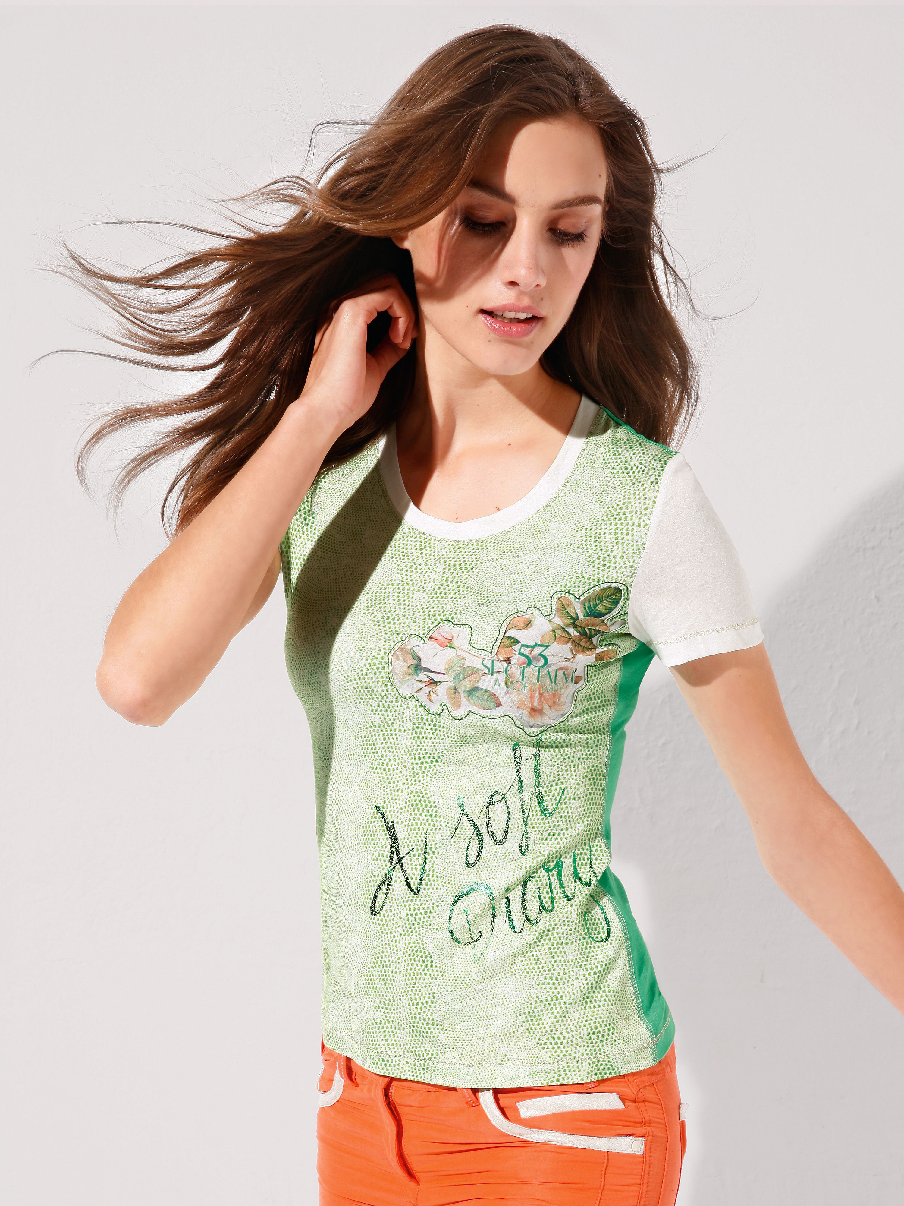 Image of Round neck top Sportalm Kitzbühel green