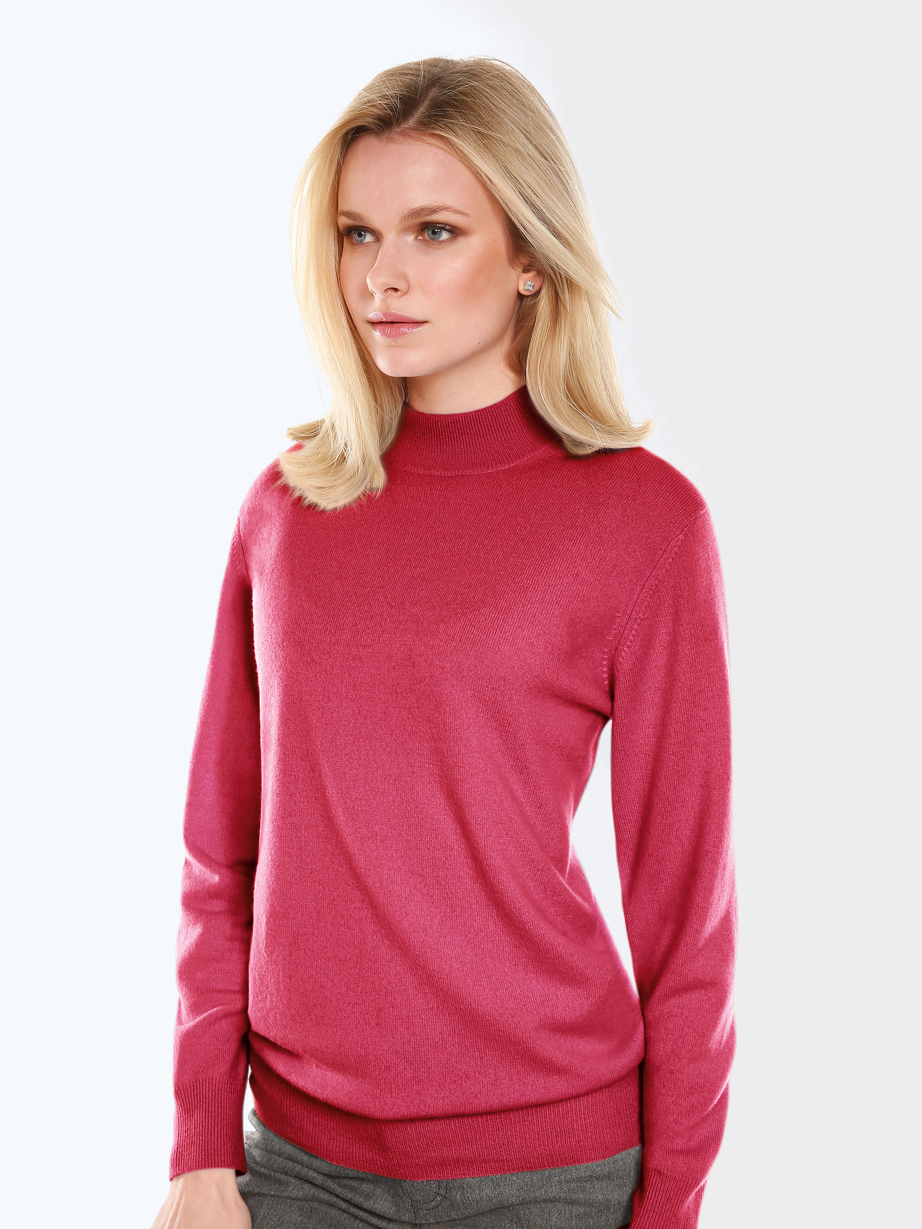 Image of Jumper in pure cashmere cashmere red