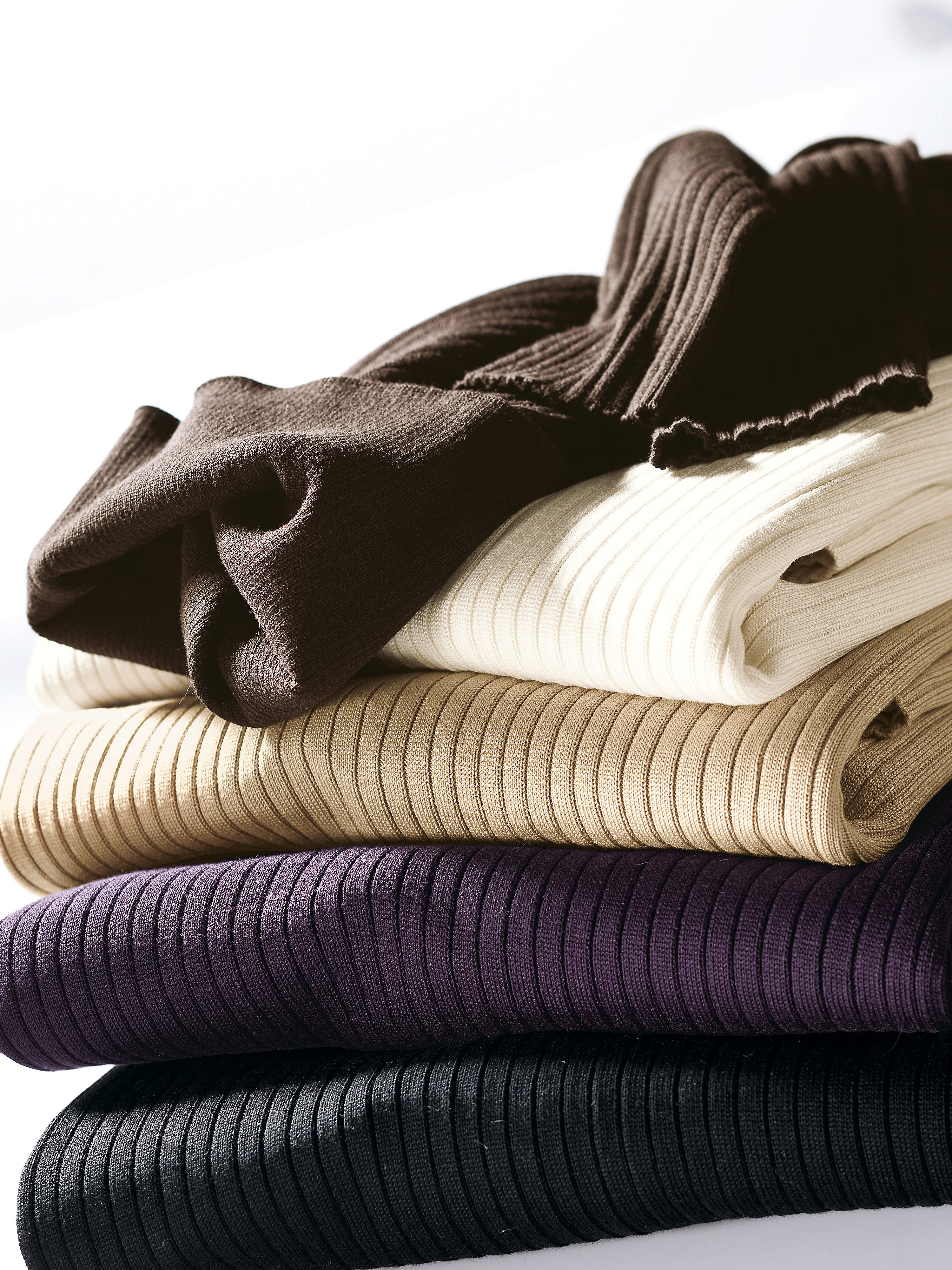 Image of Polo neck jumper Anna Aura white