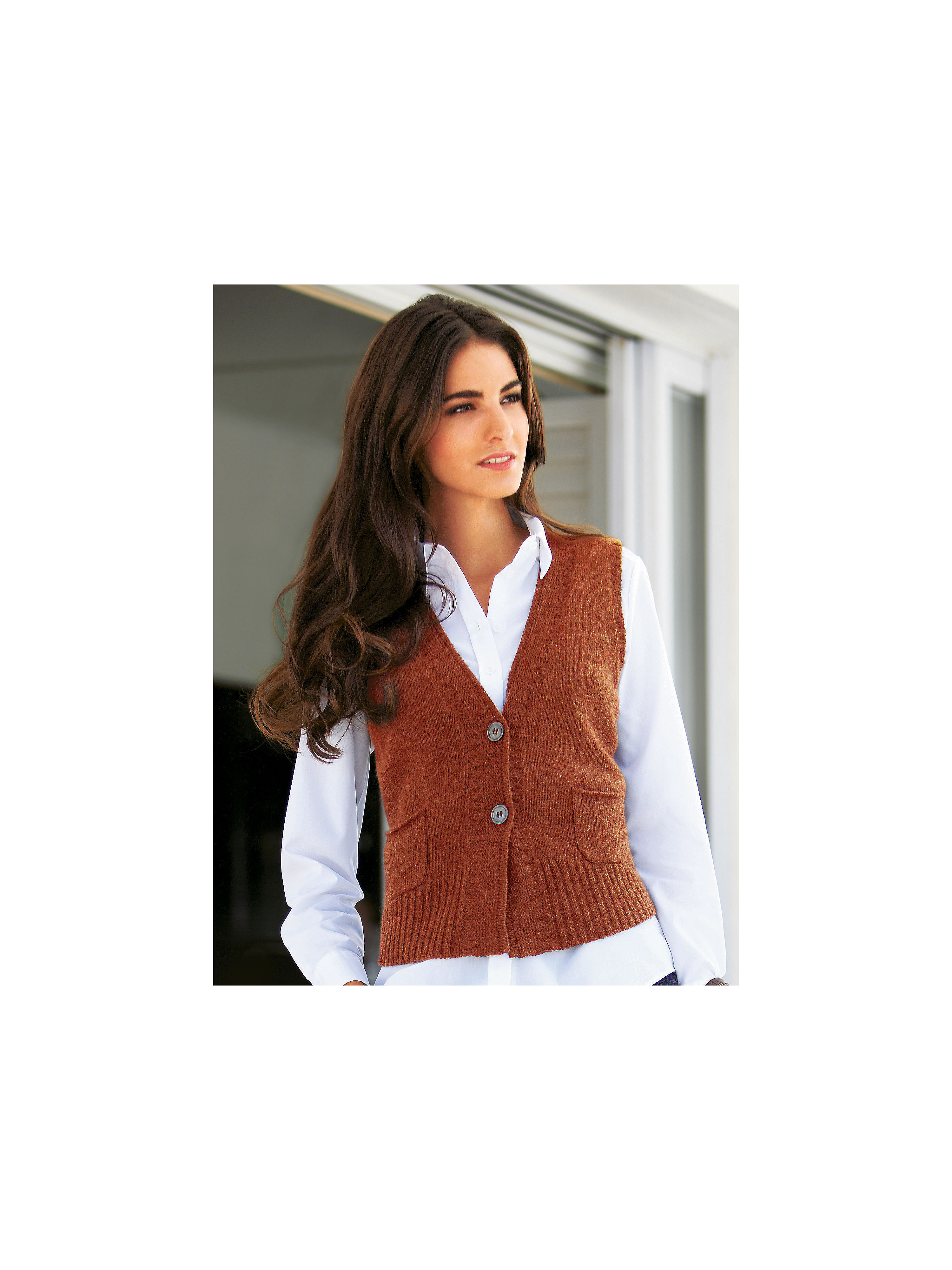 Image of Waistcoat Peter Hahn red size: 16