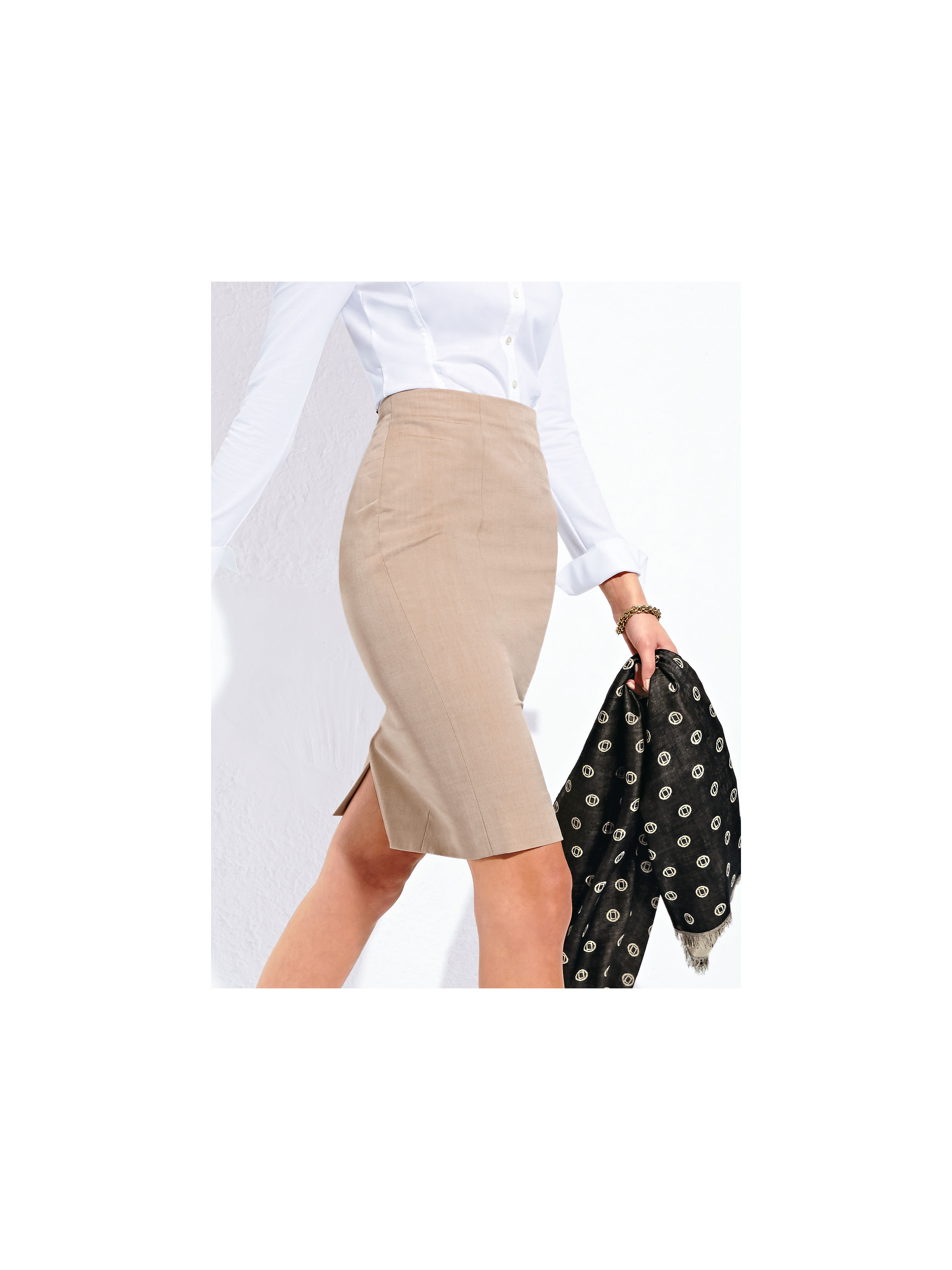Image of Skirt Laurèl beige size: 20