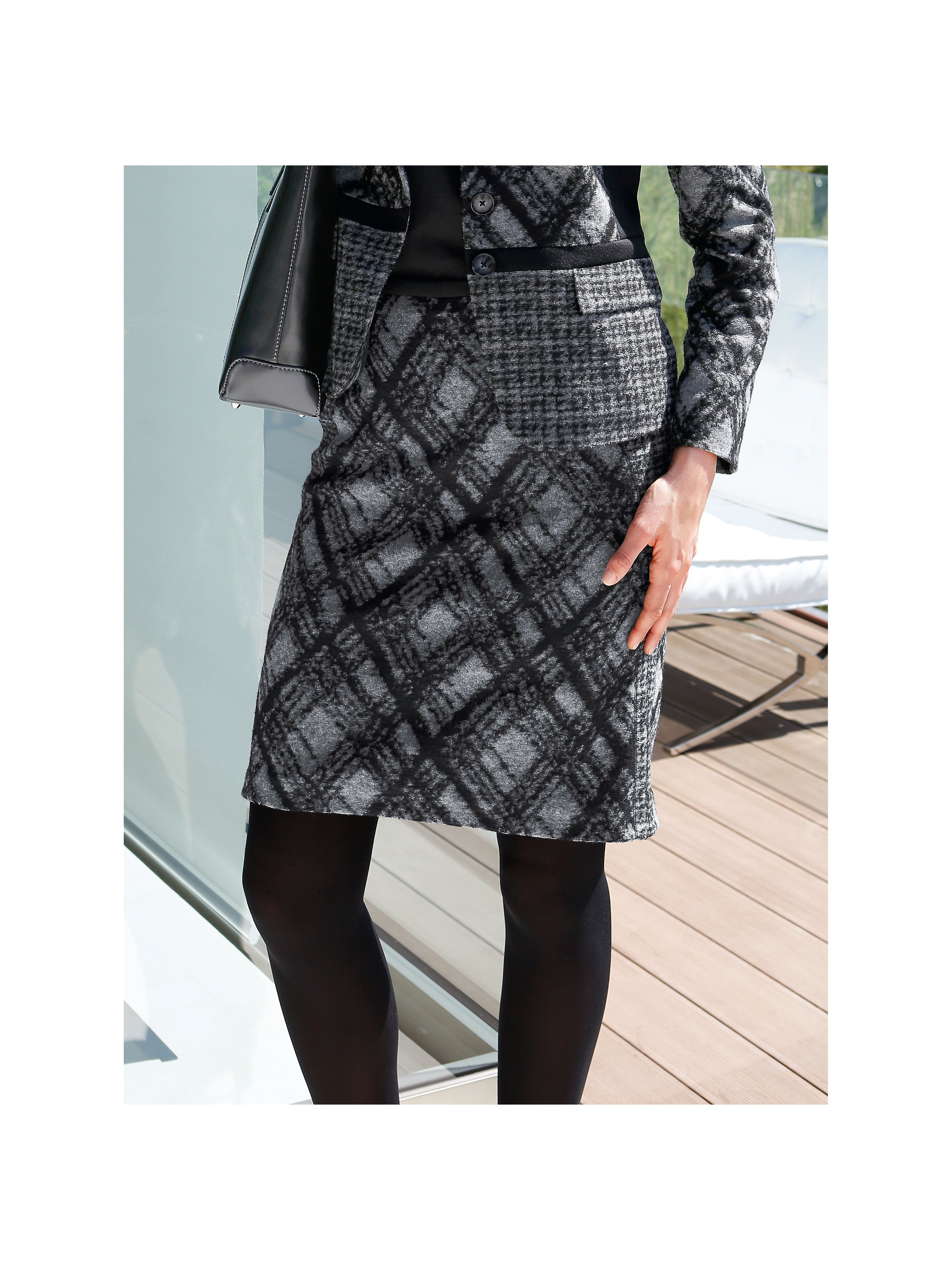 Image of Jersey skirt Betty Barclay multicoloured