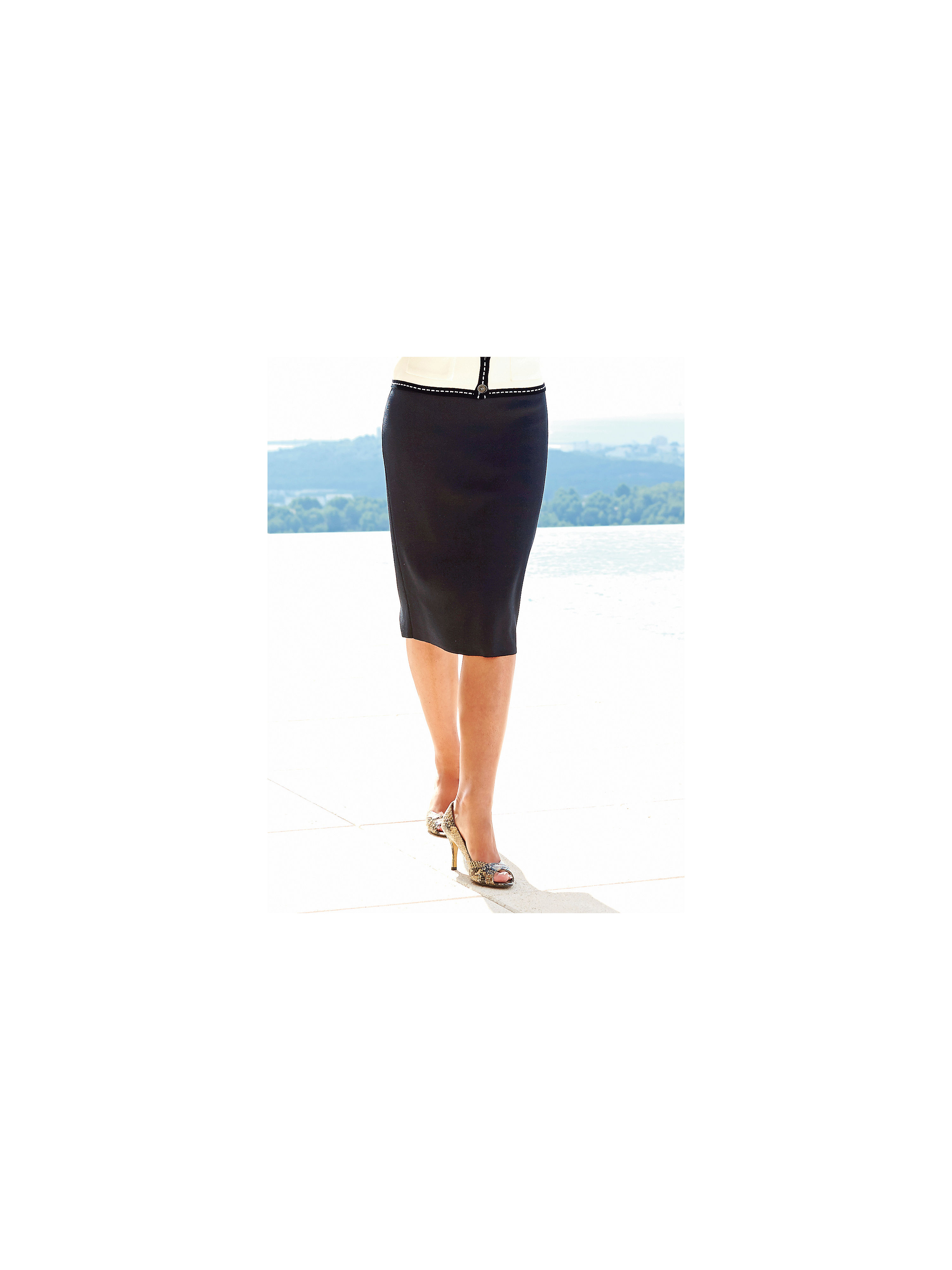 Image of Knitted skirt Rössler Selection black