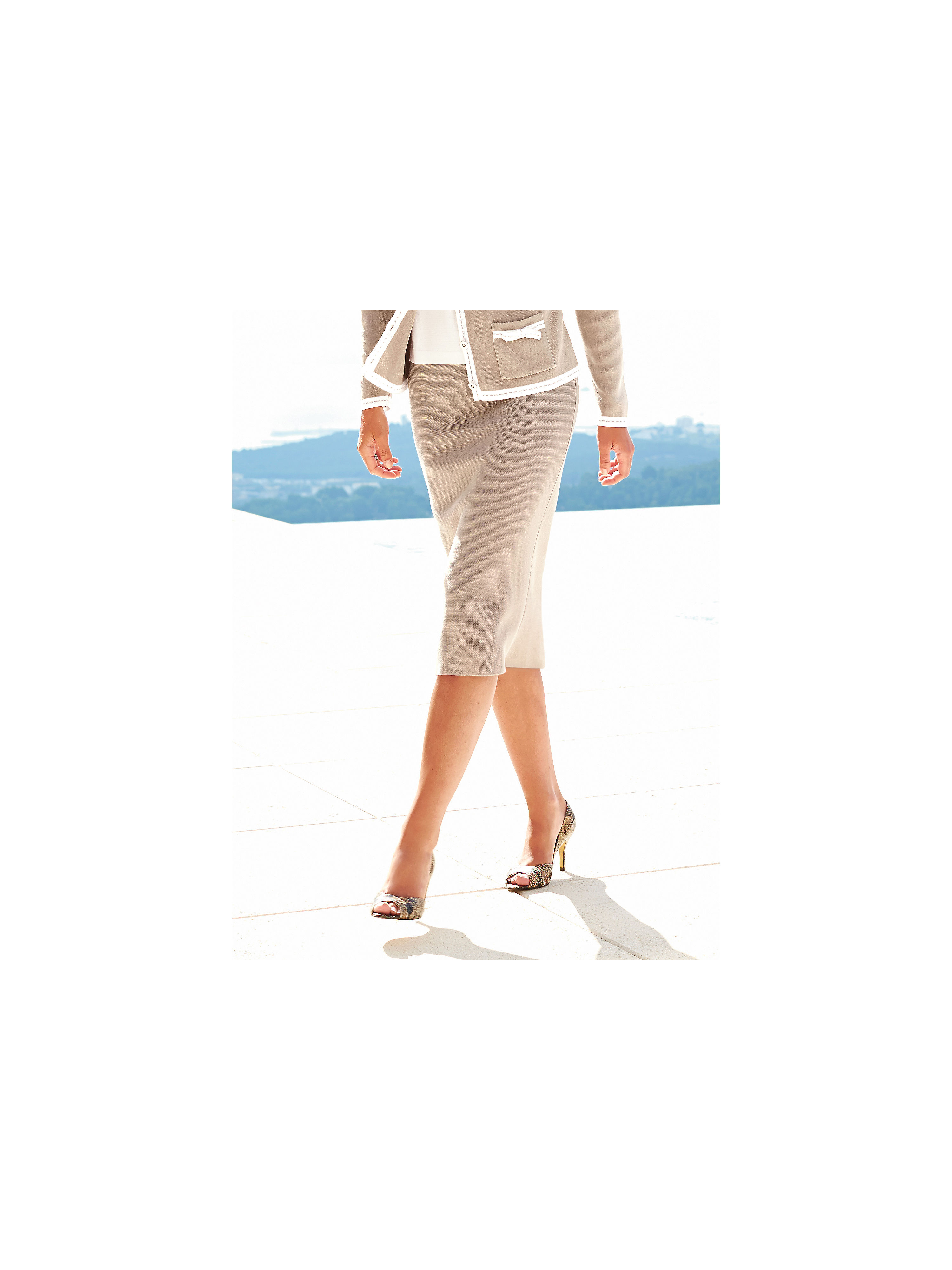 Image of Knitted skirt Rössler Selection beige