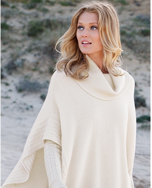 Poncho aus 100% Kaschmir (90602788)