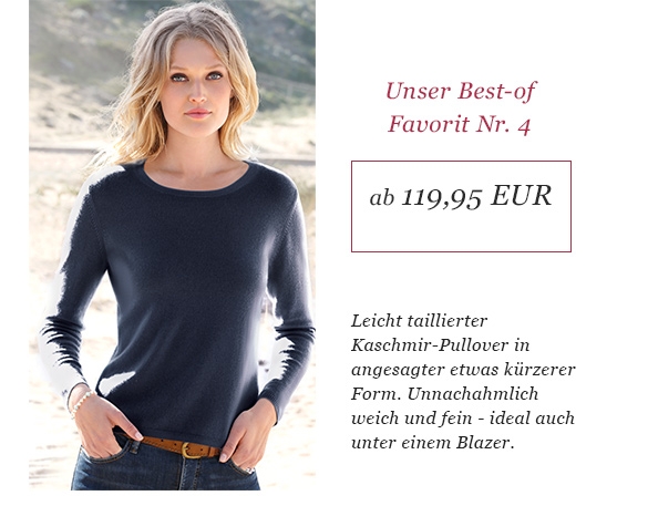 Rundhals-Pullover aus 100% Kaschmir (81312188)