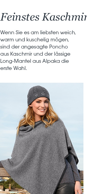 Poncho aus reinem Kaschmir (90728088)