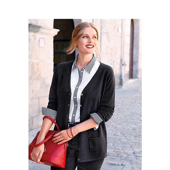 Strickjacke aus 100% Schurwolle (90974777)