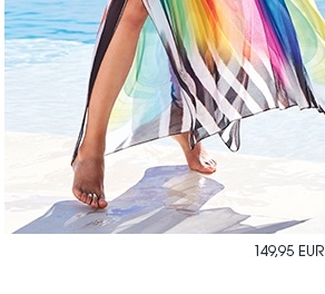 Kaftan in weiter Form mit tiefem V-Ausschnitt (26168877)