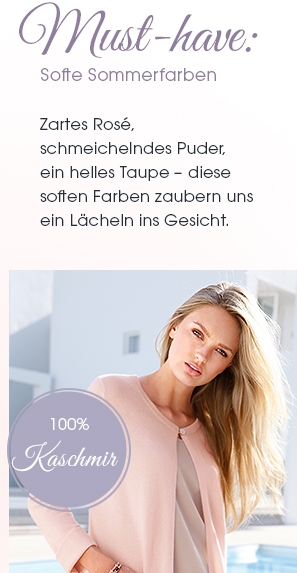 Strickjacke, 100% Kaschmir mit 3/4-Arm und A-Linie (90890877)