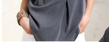 Shirt-Bluse mit kurzem 1/2-Arm (73035877)