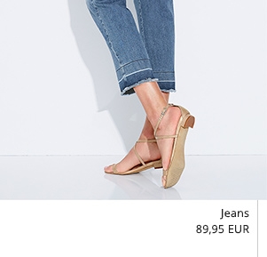 Jeans, Knöchellang im aktuellen Used-Look (64150677)