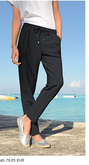 Knöchellange Hose im Jogg-Pant-Style (63595677)