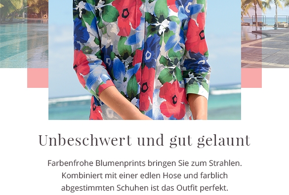 Bluse aus 100% Baumwolle mit 3/4-Arm (73100077)