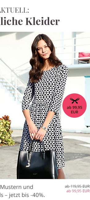 Jersey-Kleid mit 3/4-Arm (11534588)
