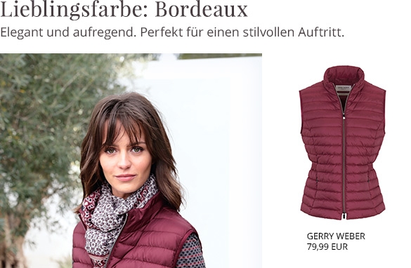 Steppweste mit figurfreundlichen Teilungsnähten (71225088)