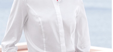 Bluse mit Wiener Nähten im Vorderteil (73193888)